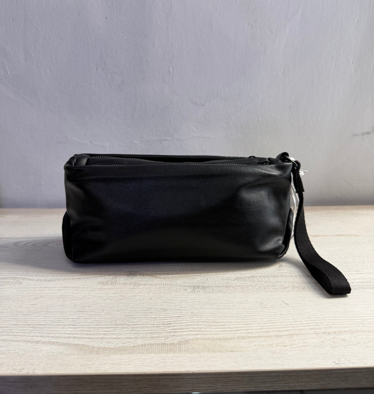 Borsello Double Zip Black/Blue Wings, Nero - County Of Milan