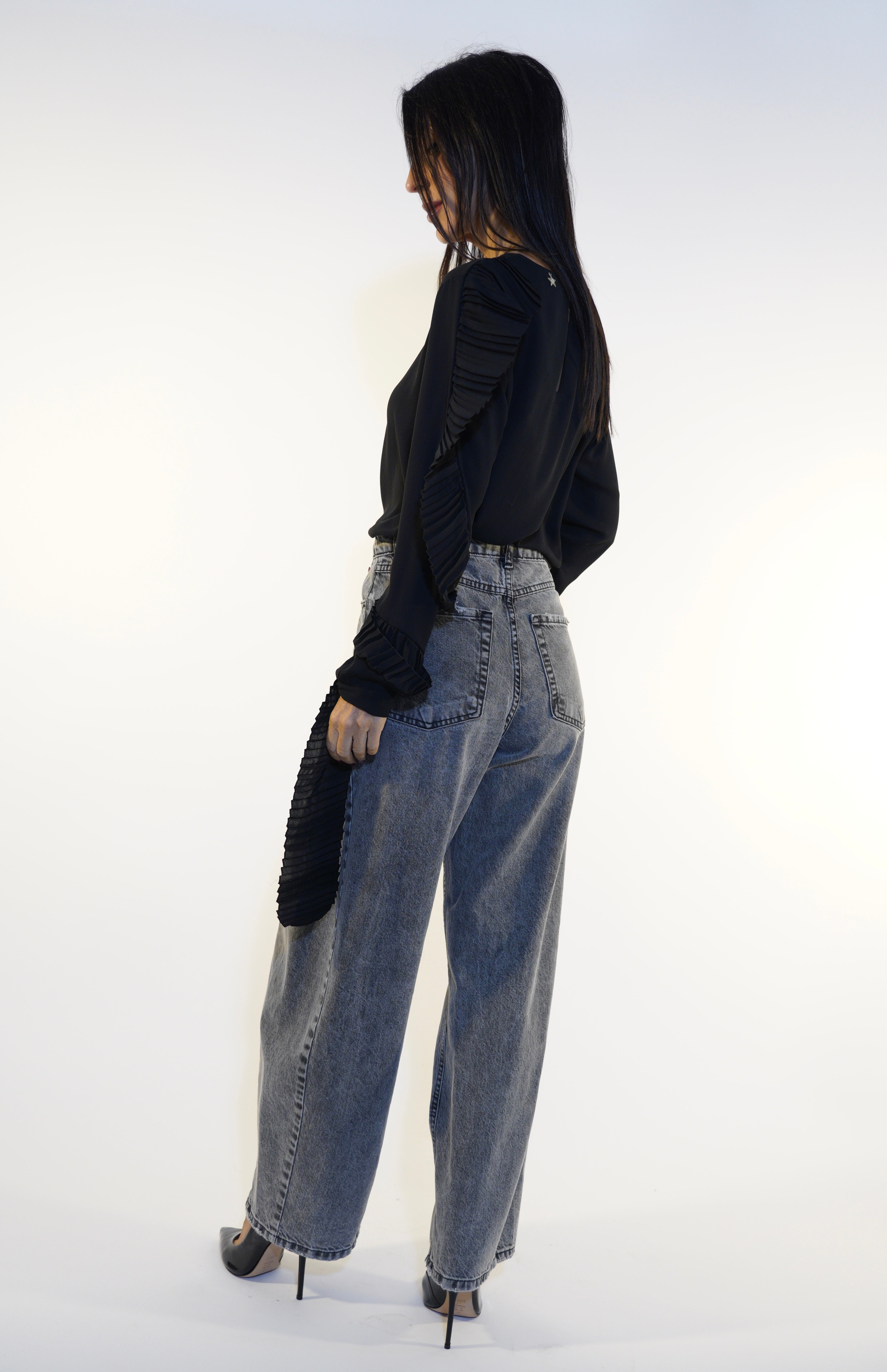 Camicia Frappa, Nero - Souvenir