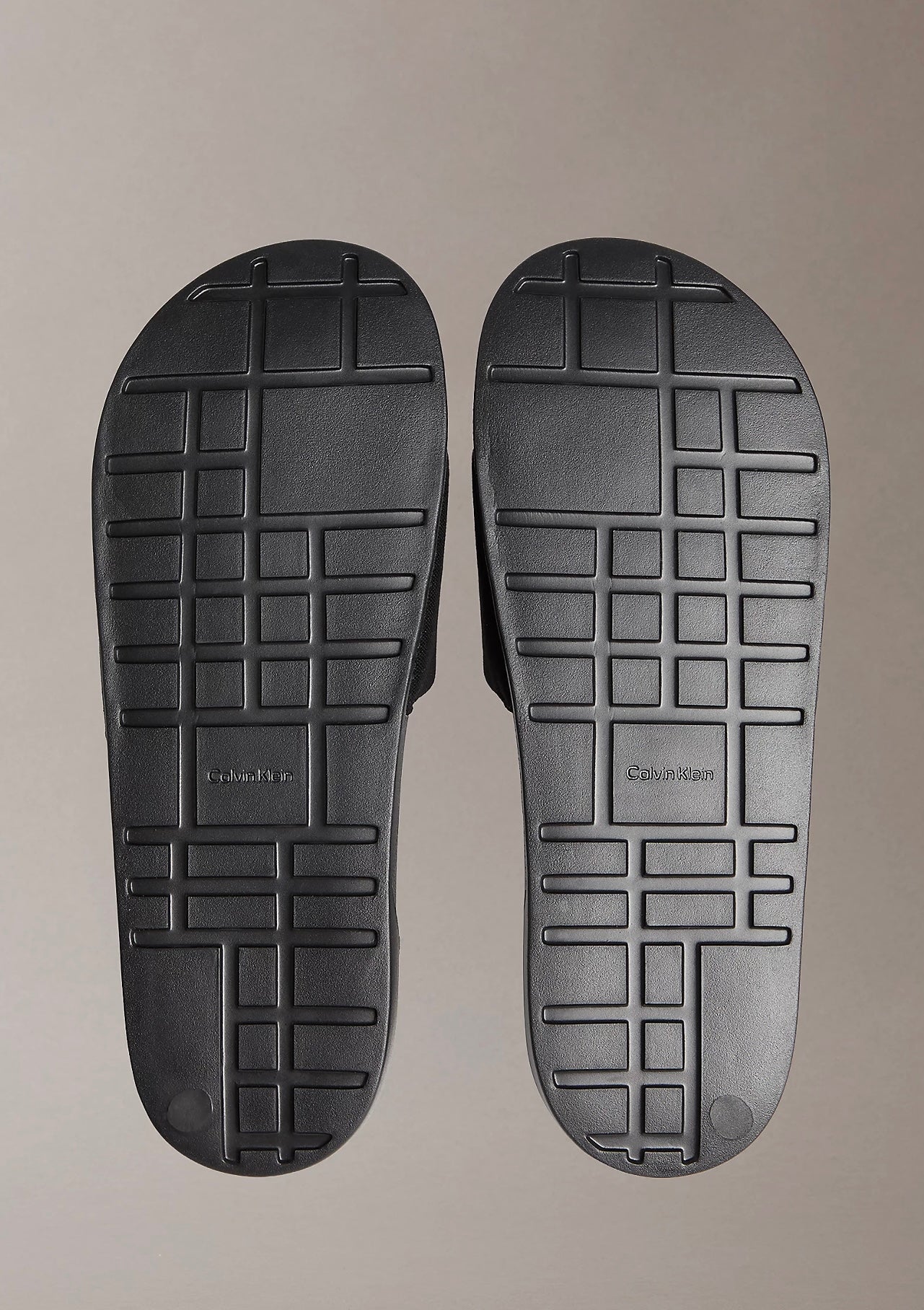 Ciabatta Tela Logo Tonal, Nero - Calvin Klein