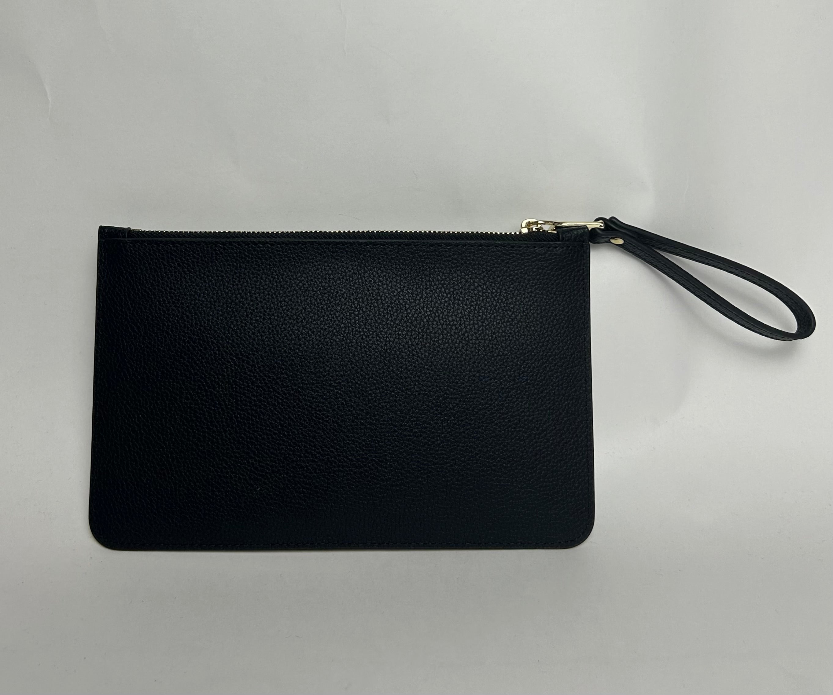 Lettering Clutch Flat, Black - Patrizia Pepe