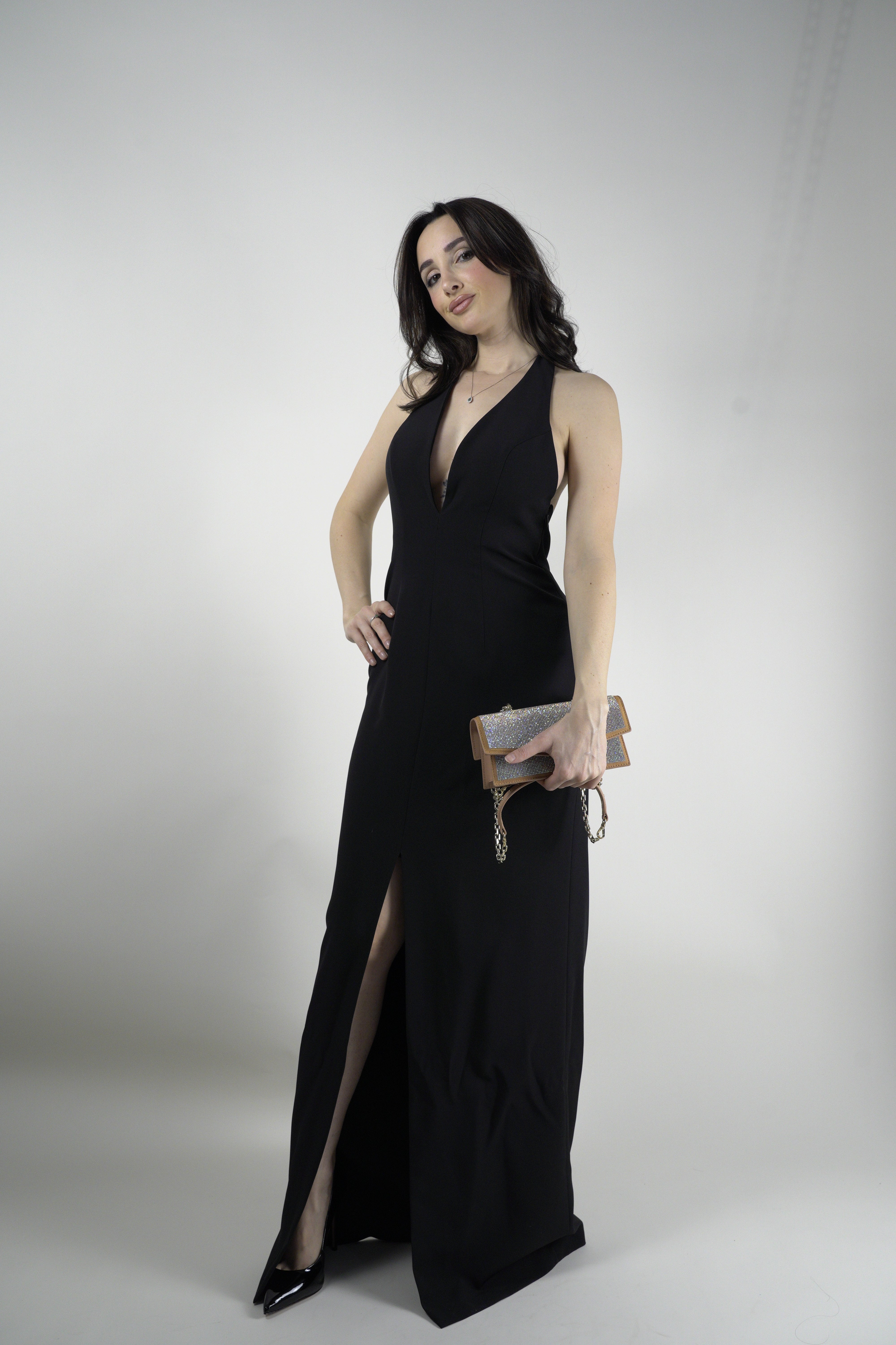 Split Dress, Black - JIJIL
