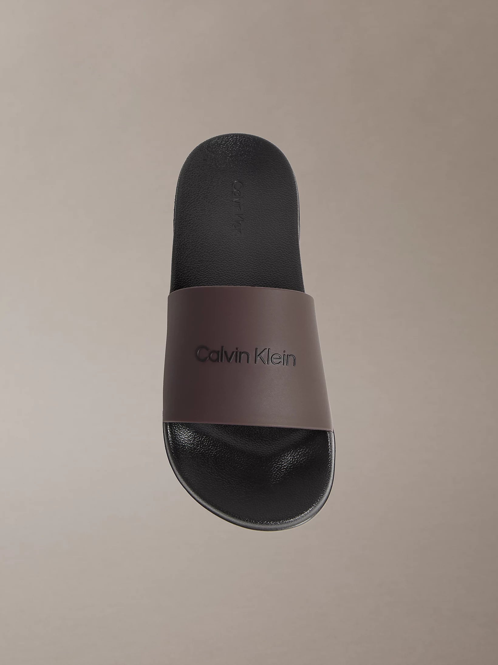 Ciabatta Logo Sagomato, Marrone - Calvin Klein