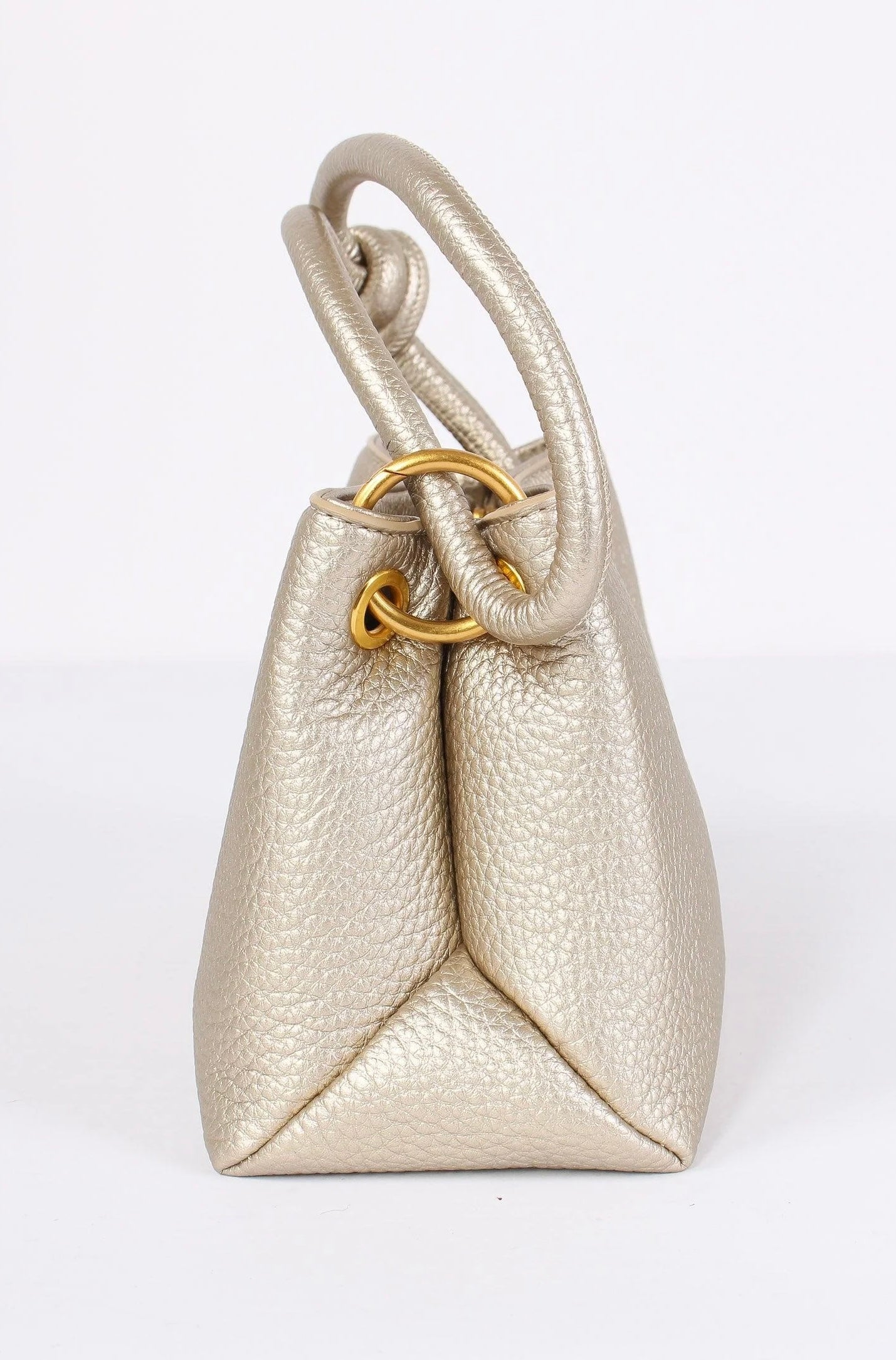 Borsa Mini Nodo, Dorata - Manila Grace