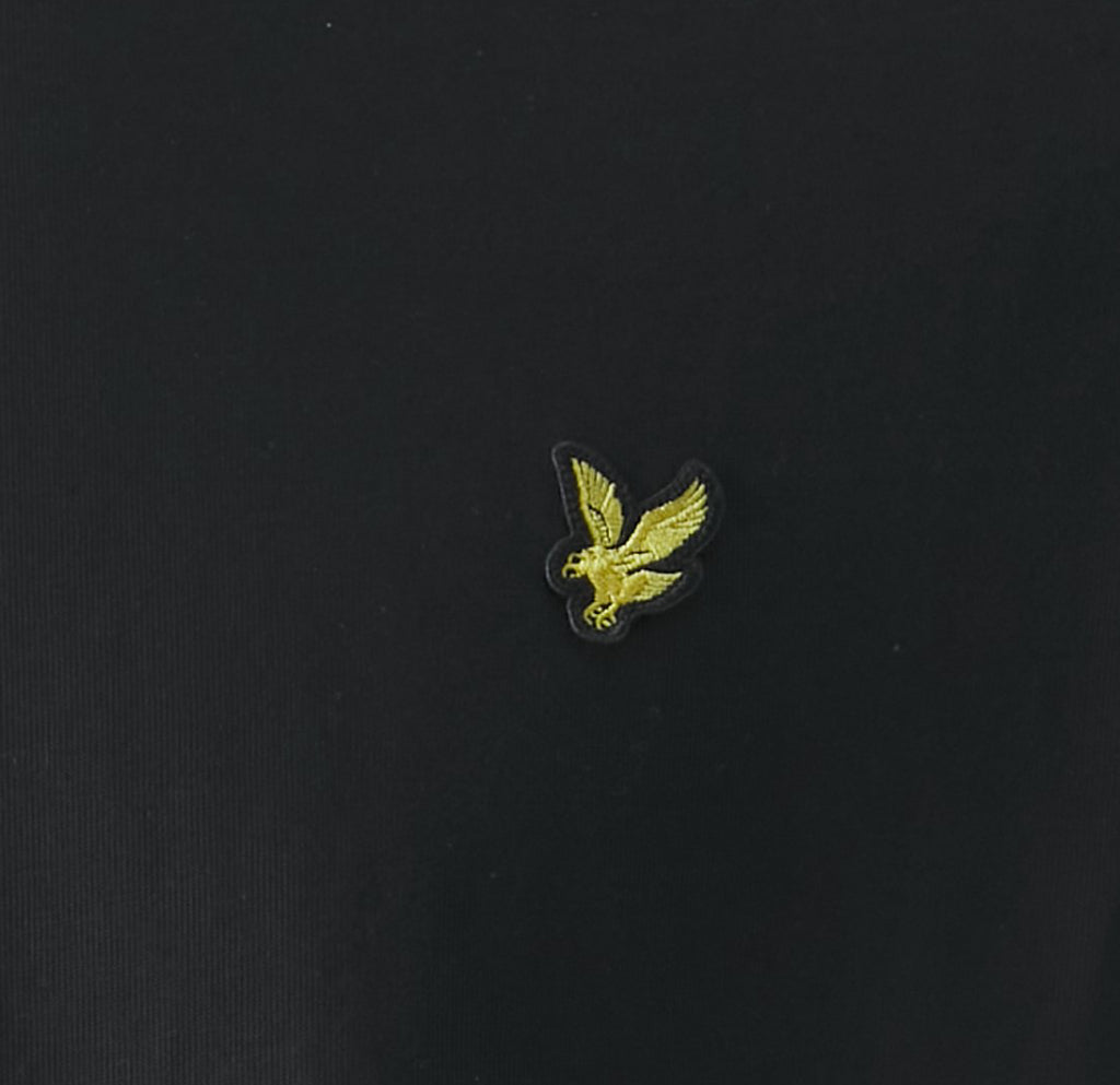 T-shirt Cotton Crew Neck, Jet Black - Lyle&Scott