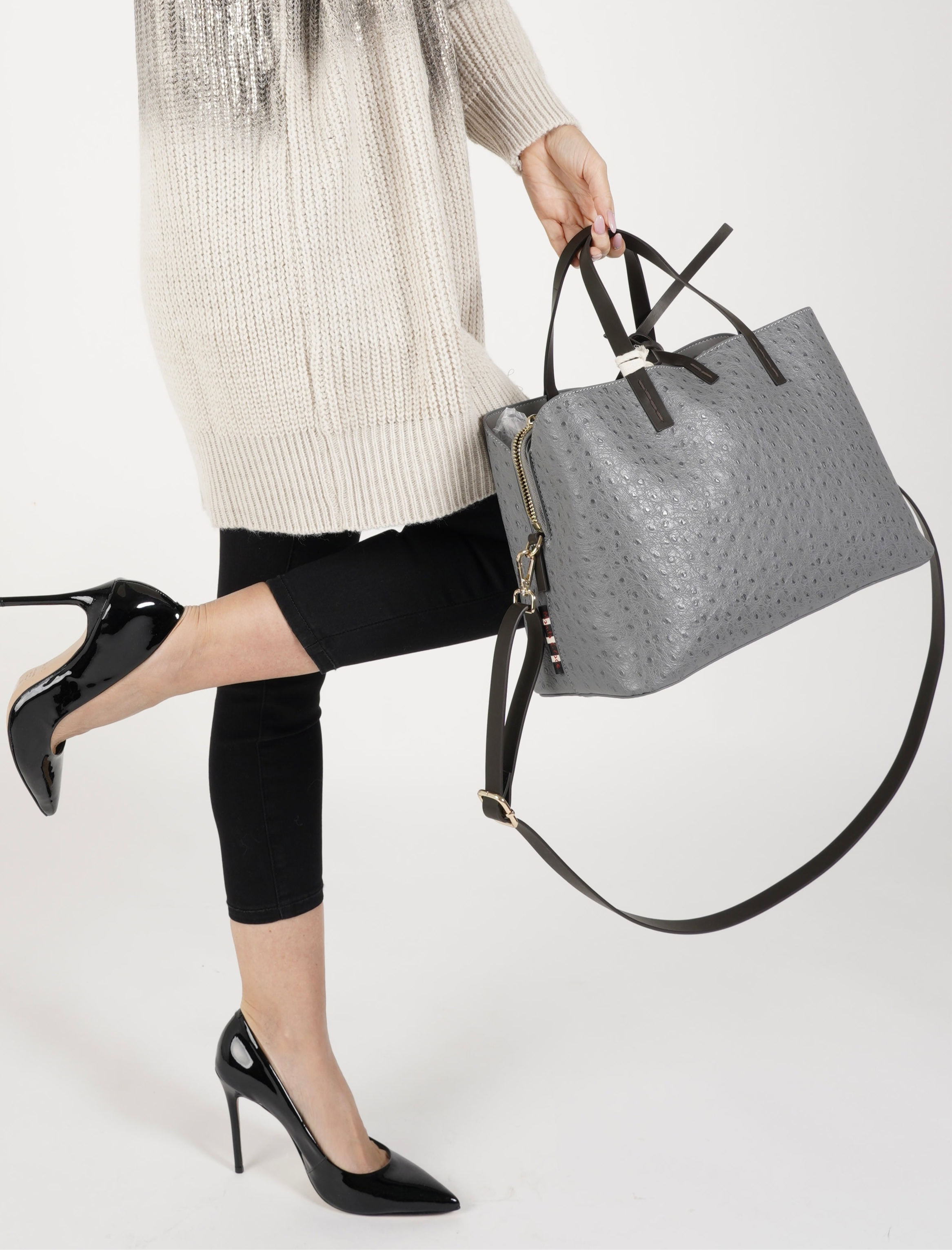 Bag Fiona Small Grey - Manila Grace