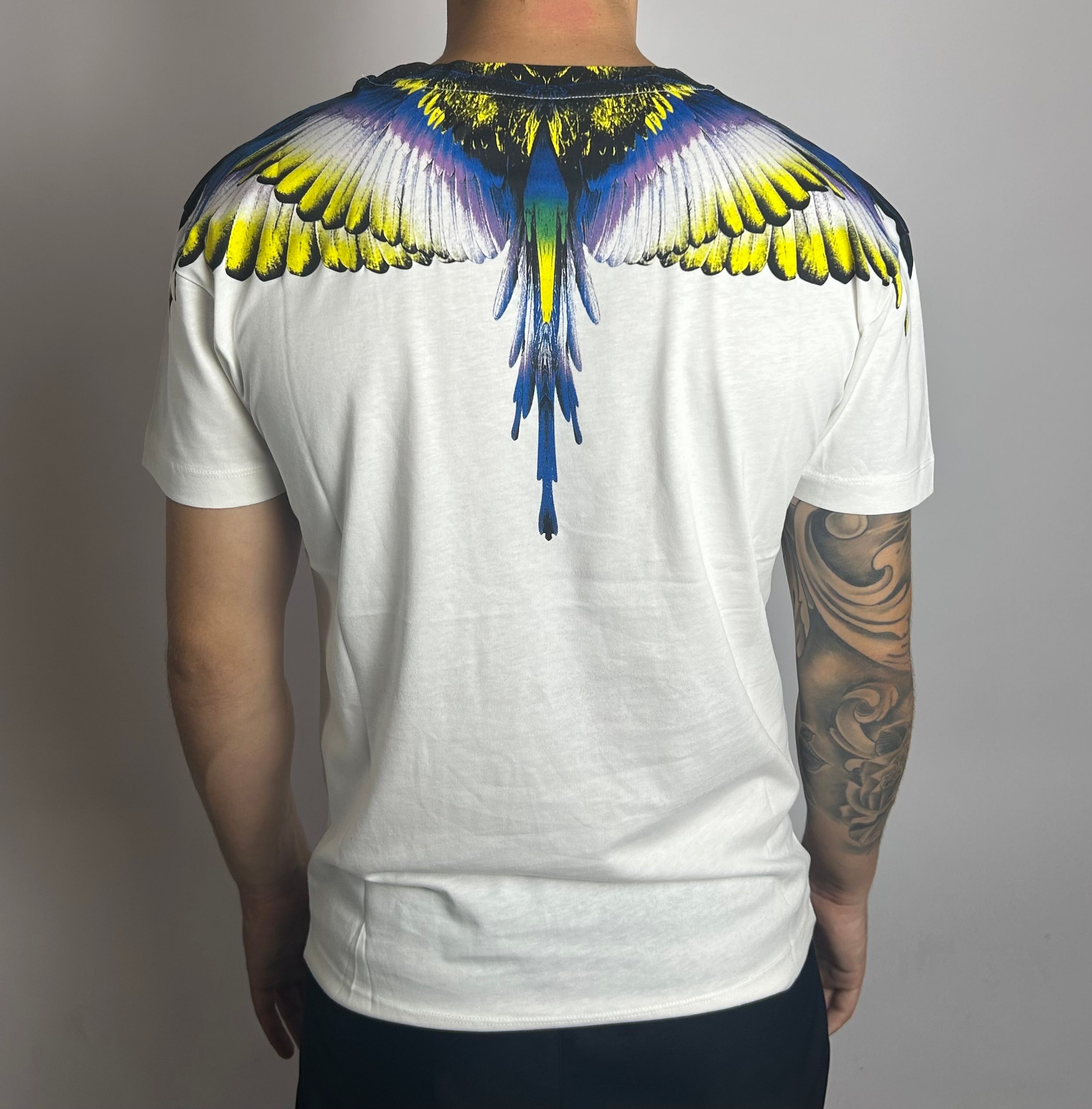 T-shirt Rainbow Wings, White - County Of Milan