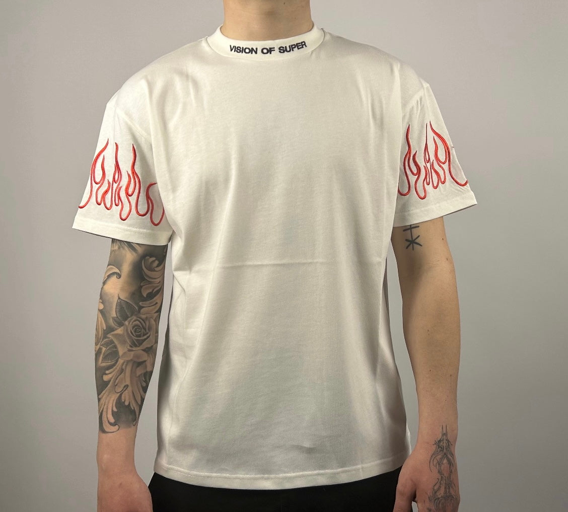 T-shirt Flame, Red - Vision Of Super