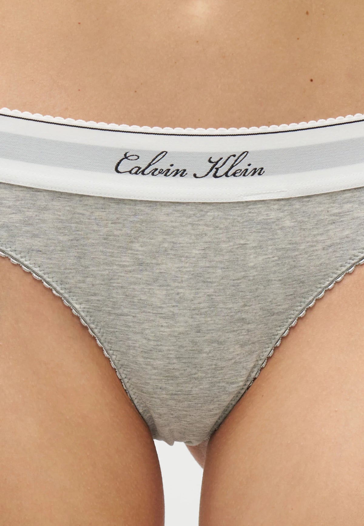Perizoma Icon Cotton Modal, Grigio - Calvin Klein