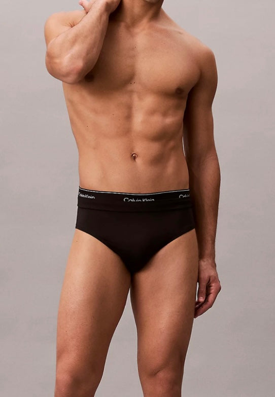 Costume Slip Elastico Logo, Nero - Calvin Klein