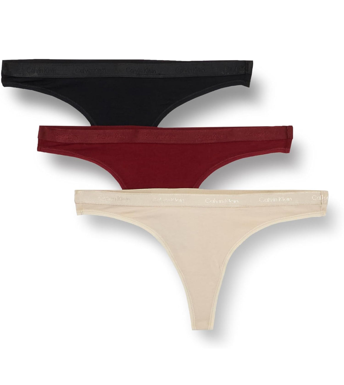 3PACK Perizomi, Tricolore - Calvin Klein
