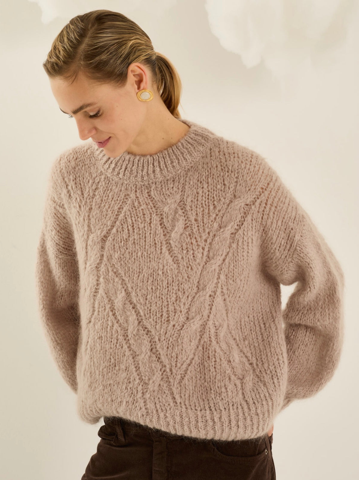 Maglione In Mohair, Nude - Souvenir