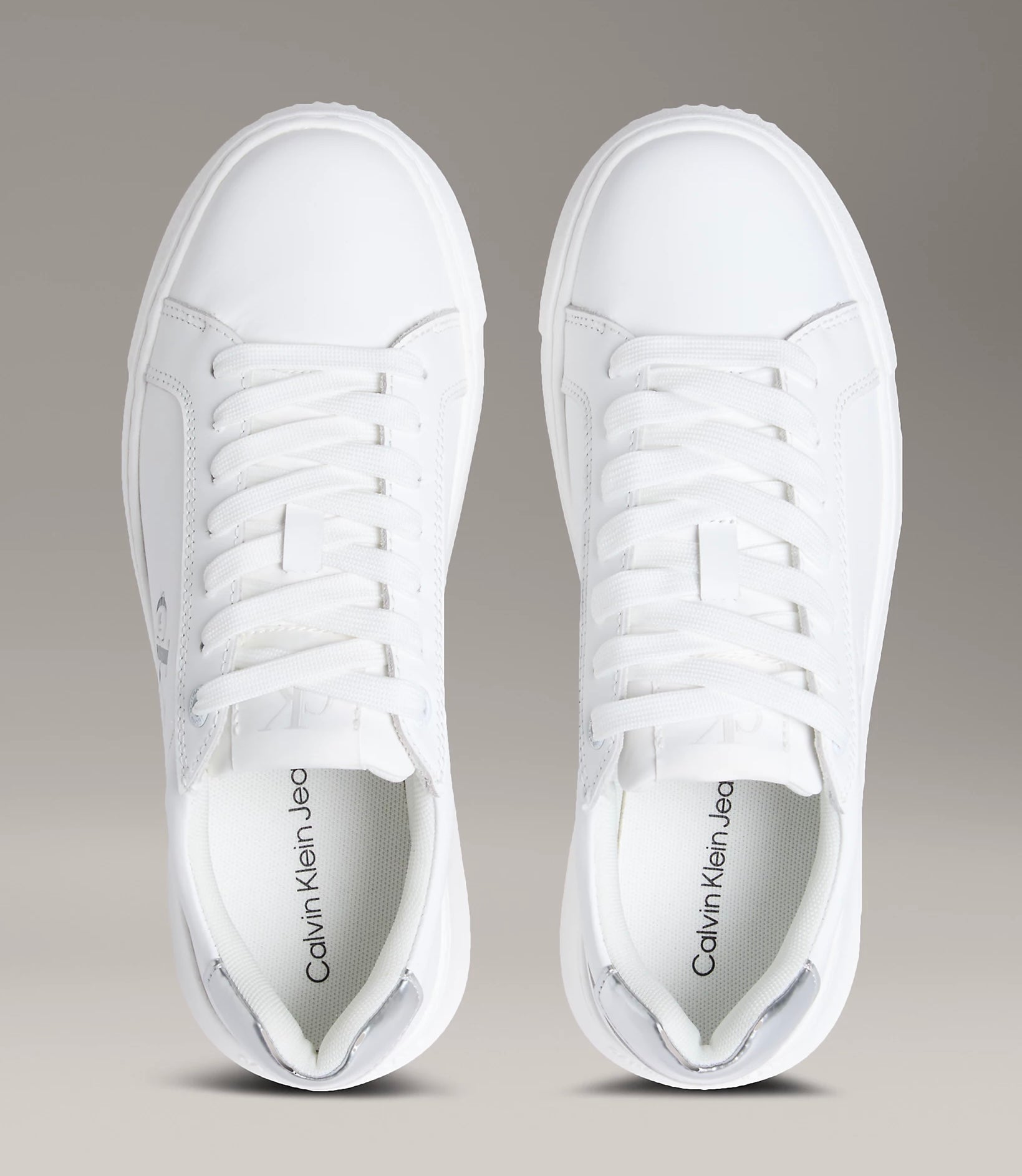 Classic Sneakers, Silver - Calvin Klein
