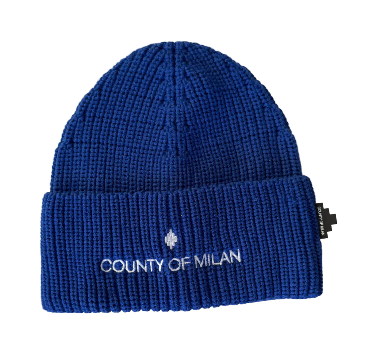 Berretto Costine Logo, Blu Elettrico - County Of Milan