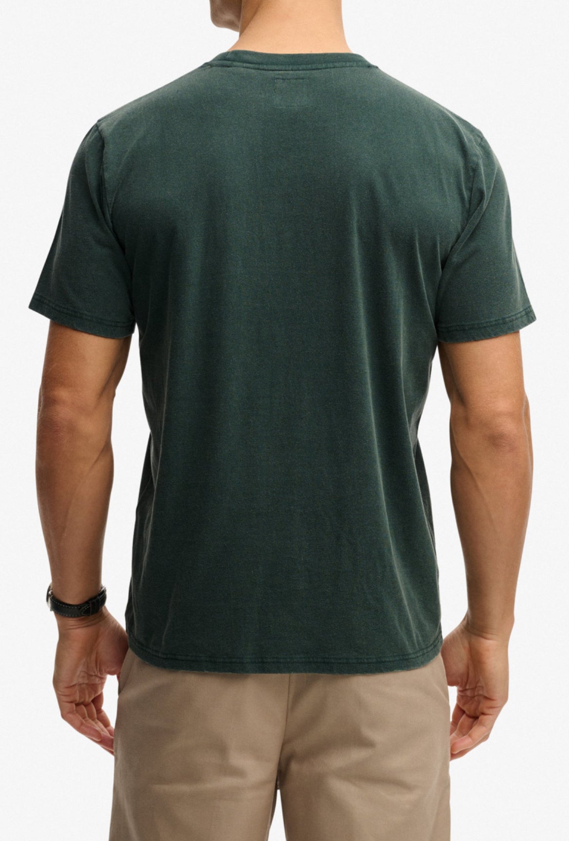 T-shirt Logo, Verde Bosco - Superdry