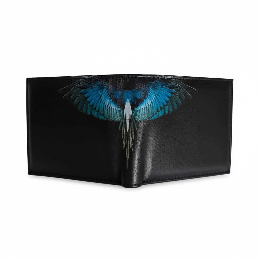 Portafogli Light Blue Wings, Nero - County Of Milan