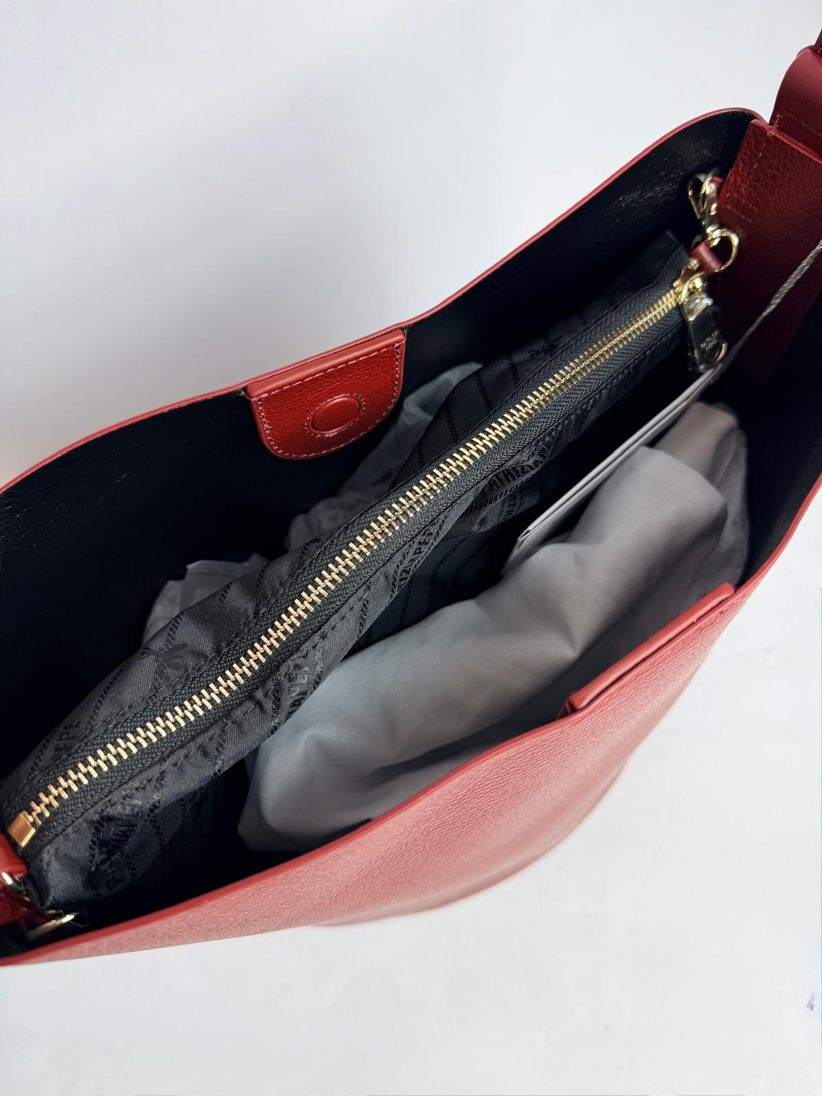 Borsa Secchiello Medio, Intense Red - Patrizia Pepe