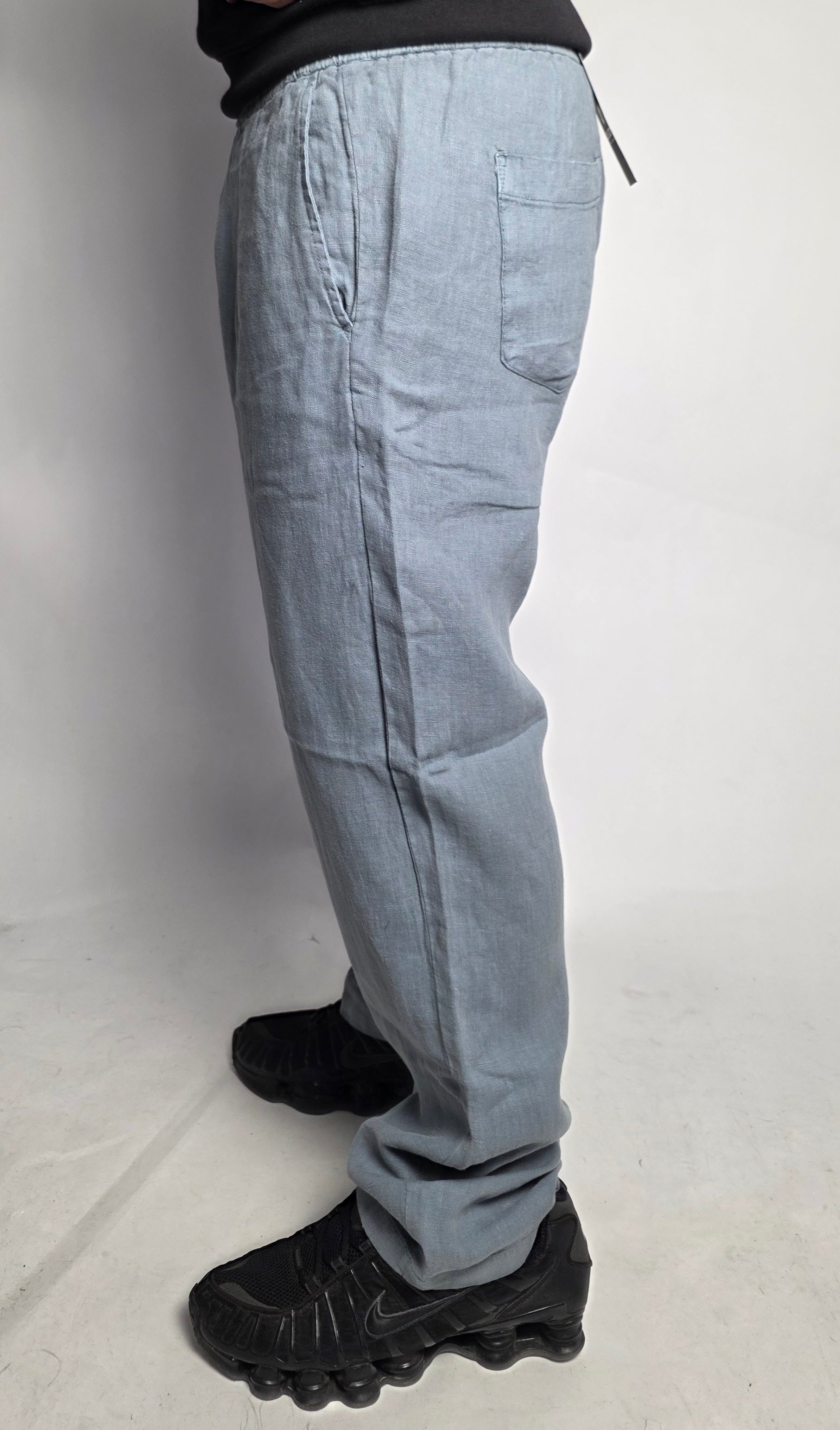 Pantalone Chino Lino, Polvere - Lyle&Scott