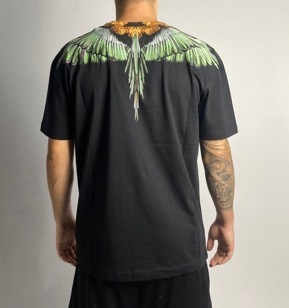 T-shirt Green Wings, Black - County Of Milan