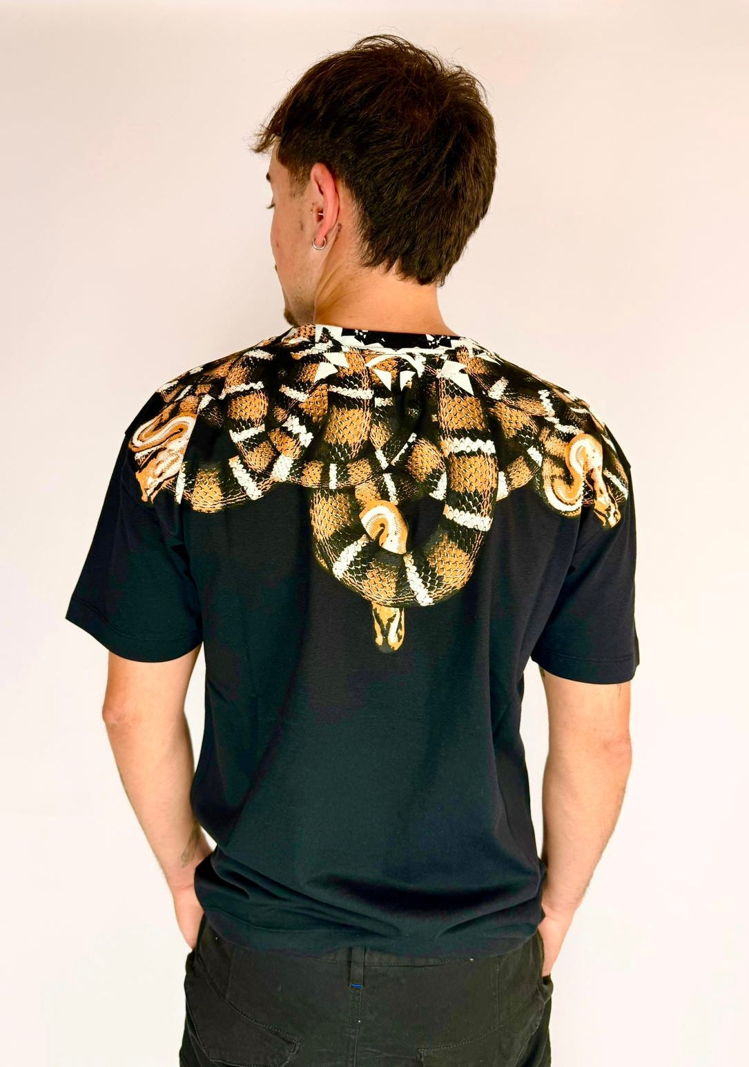 T-shirt Snake, Old Gold - County Of Milan