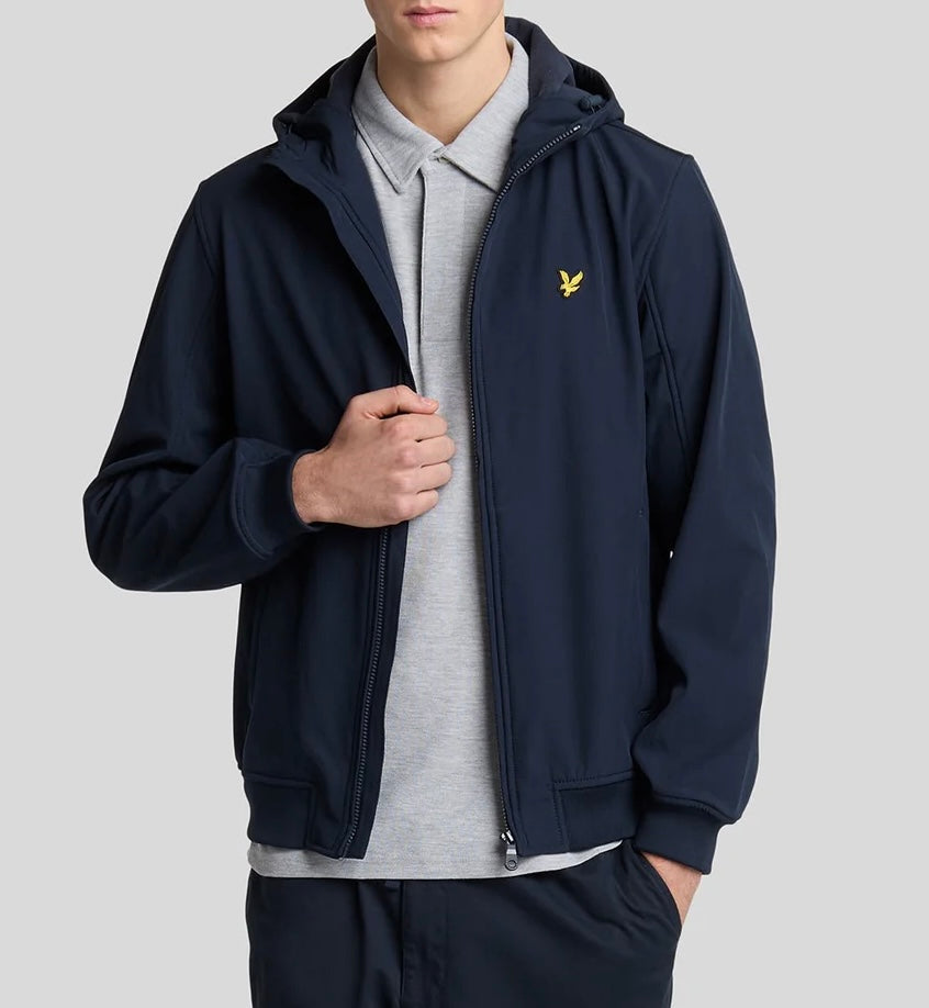 Softshell Jacket Padded, Dark Navy - Lyle&Scott