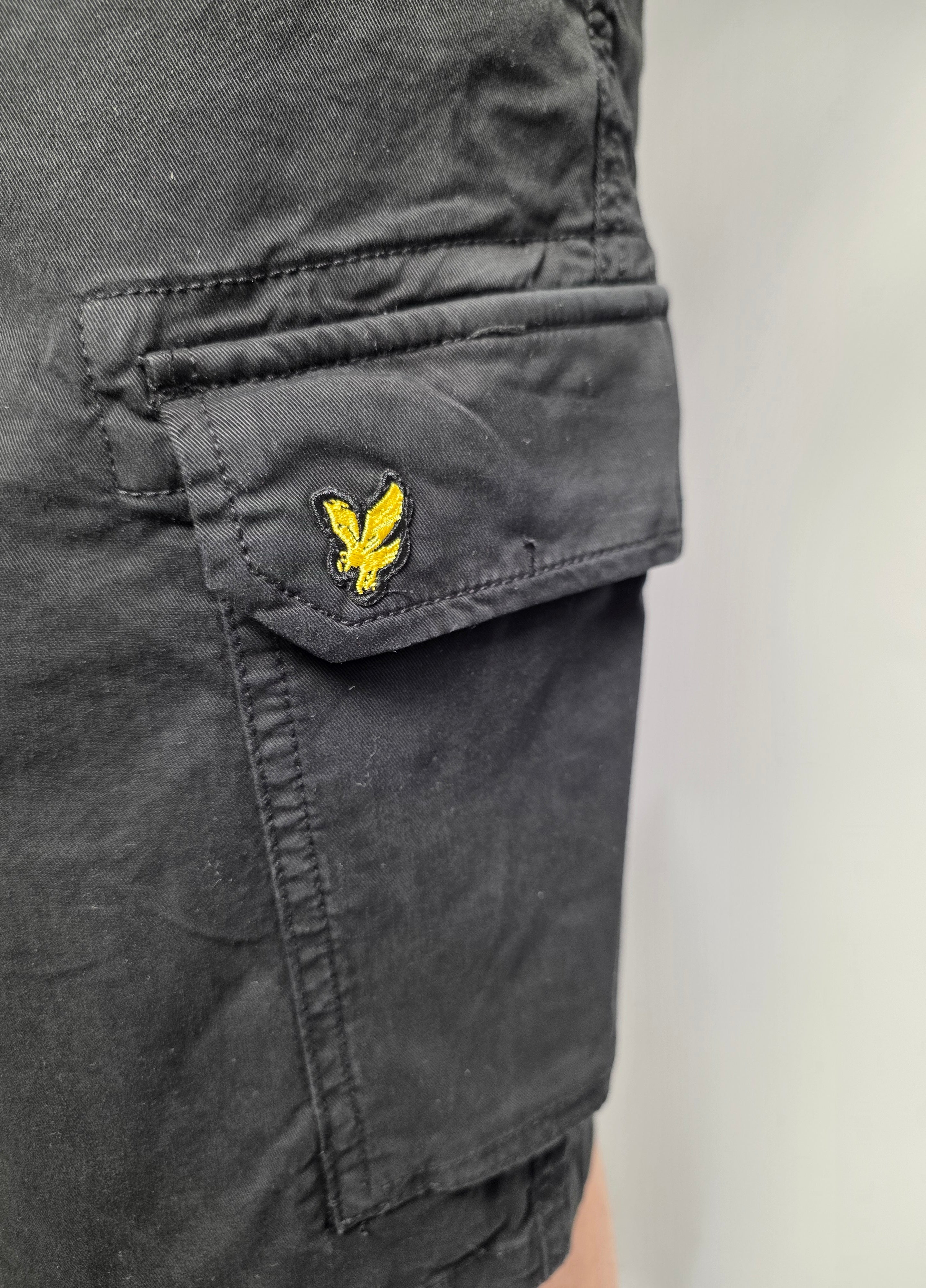 Pantaloncino Cargo Wembley, Nero - Lyle&Scott