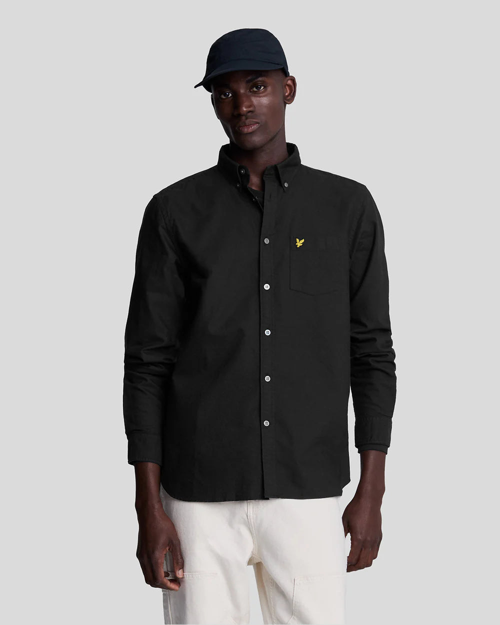 Camicia Plain Oxford, Nero - Lyle&Scott