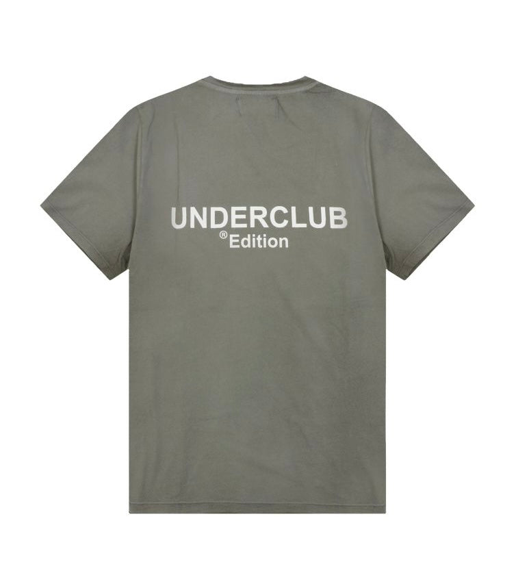 T-shirt In Tinta Old, Verde Salvia - UNDERCLUB