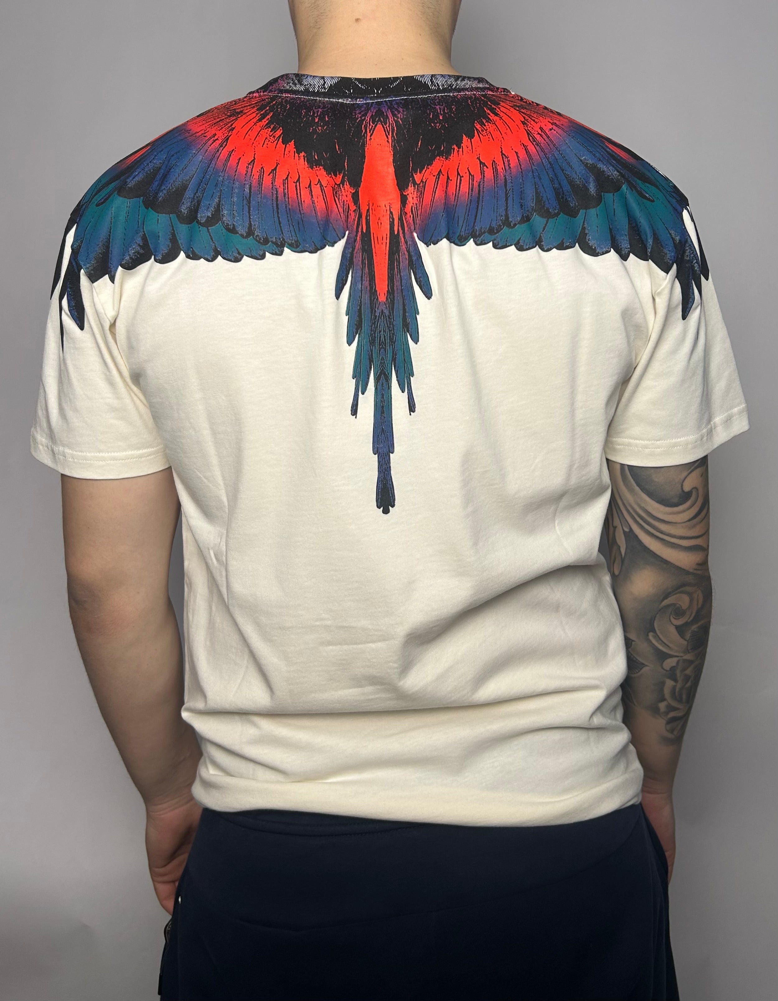 T-shirt Red/Blue/Purple Wings - Bianco - County Of Milan