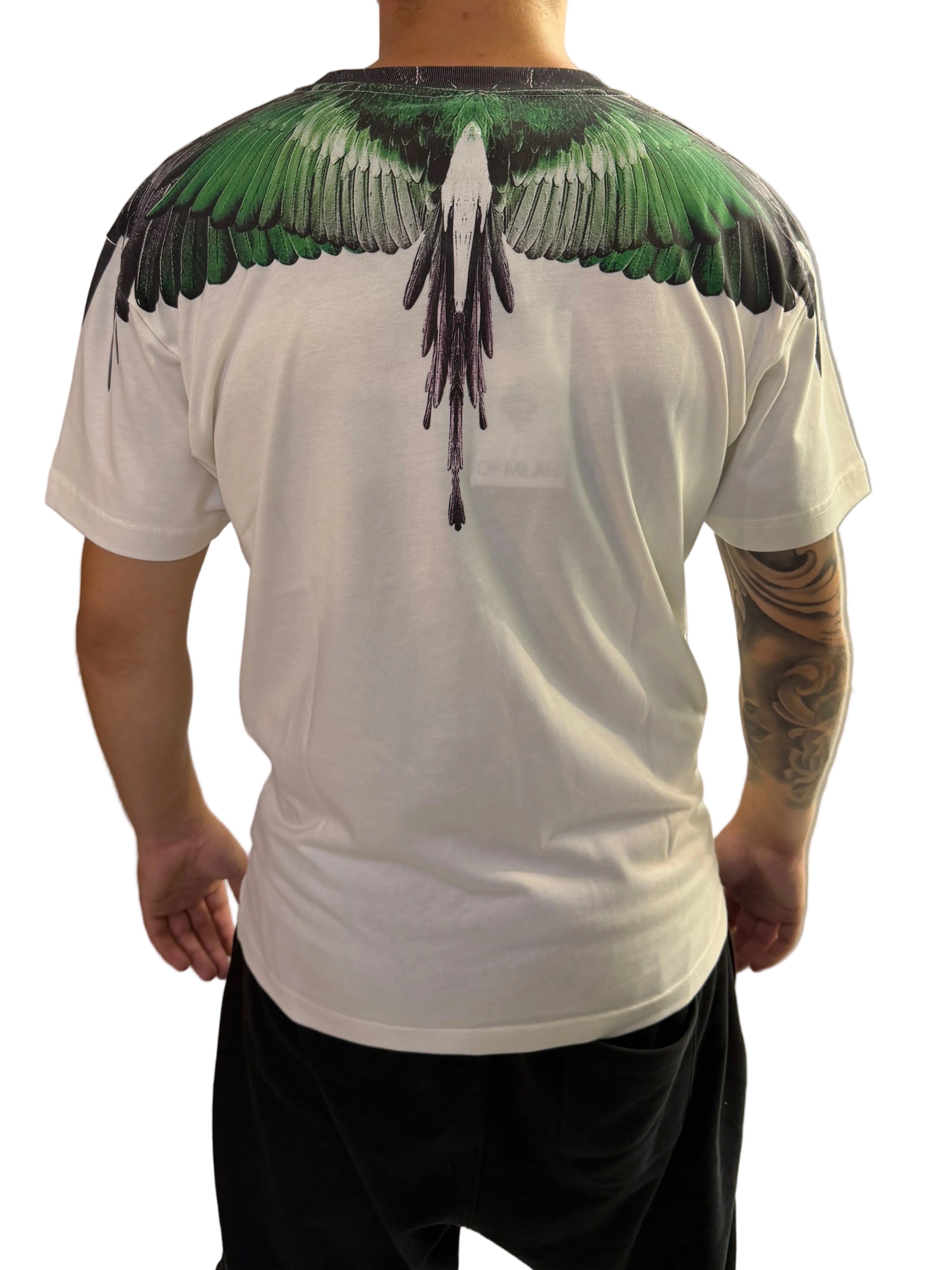 T-shirt Green Wings, Bianco - County of Milan