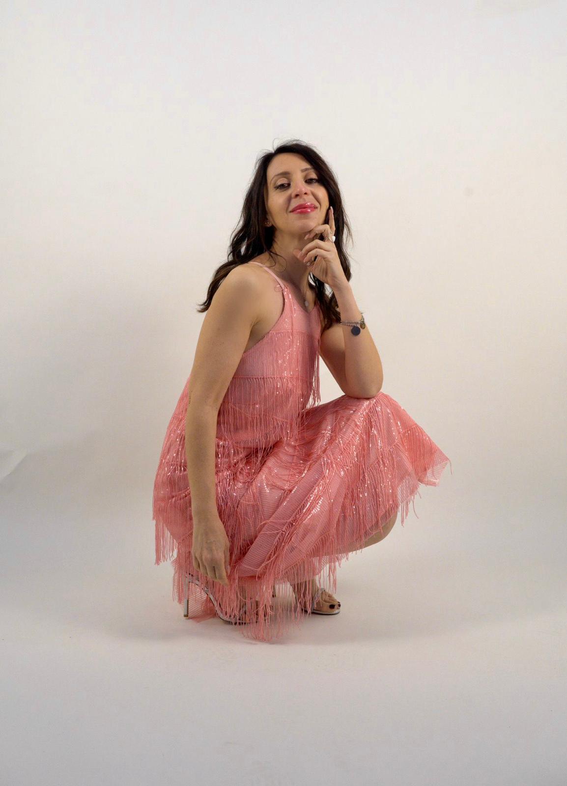 Drop Dress, Pink - La Madame Nuit