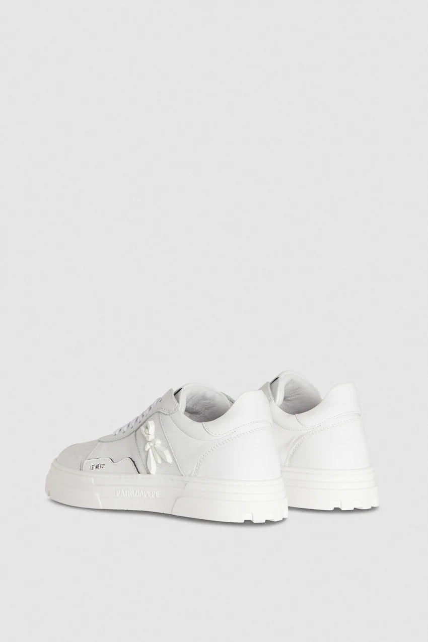Sneakers Pelle, Bianco - Patrizia Pepe