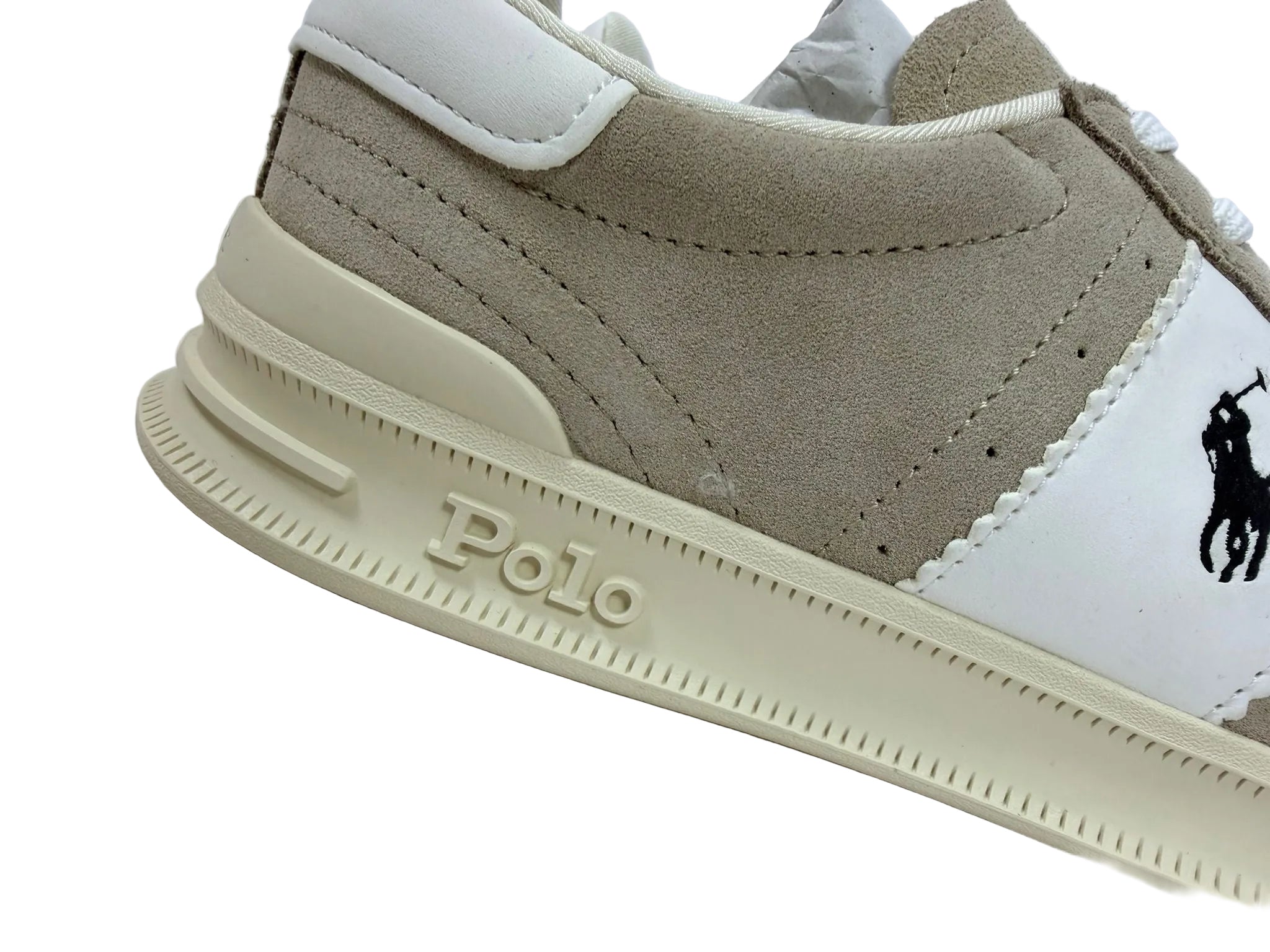 Sneakers Suede, Beige/Bianco - Polo Ralph Lauren