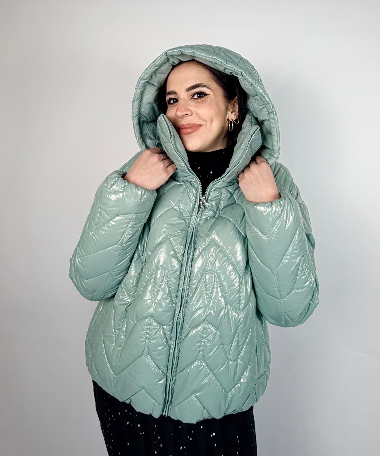 Piumino Reversibile, Silver Green - Patrizia Pepe