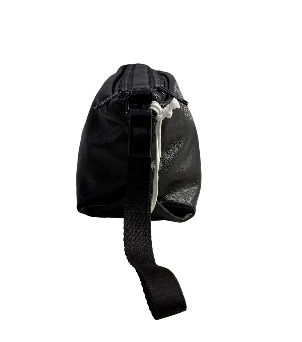 Borsello Double Zip Black/Red Wings, Nero - County Of Milan