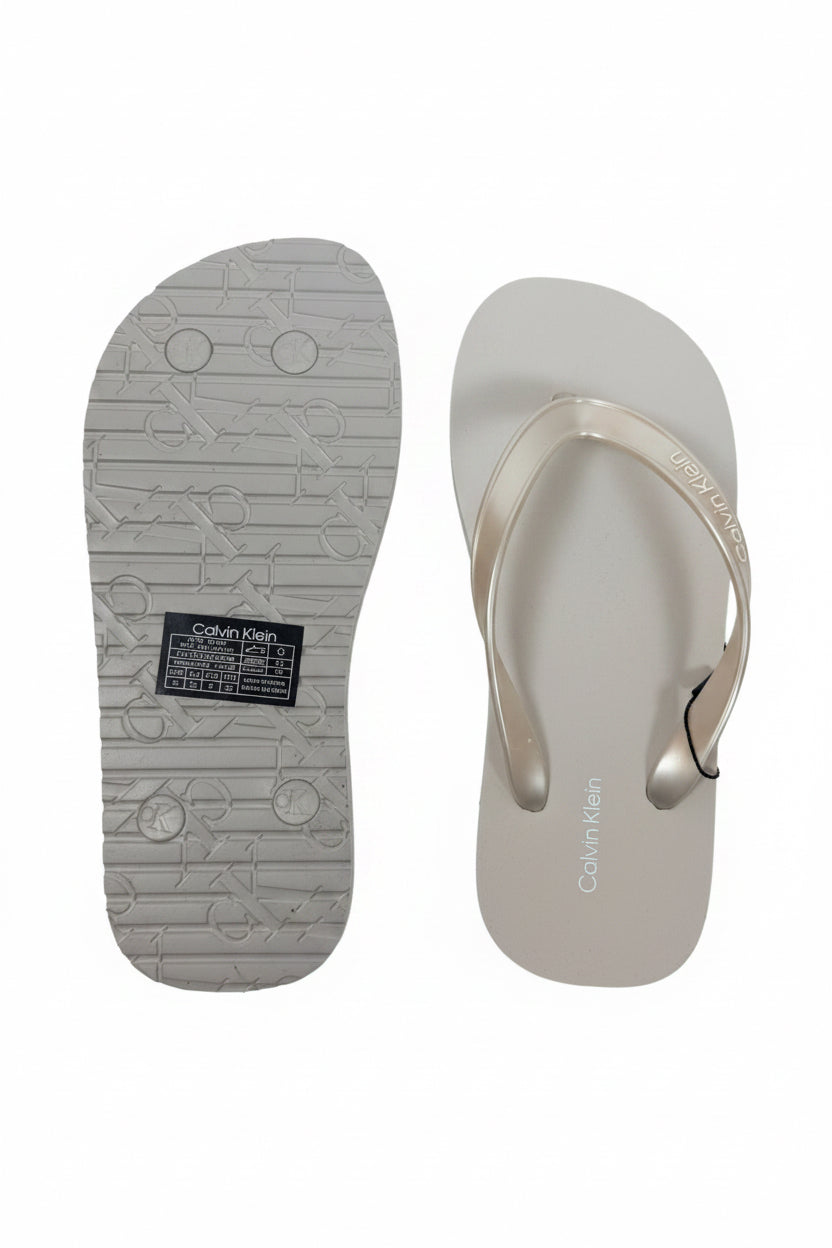 Infradito Basic Gomma, Grigio Perla - Calvin Klein