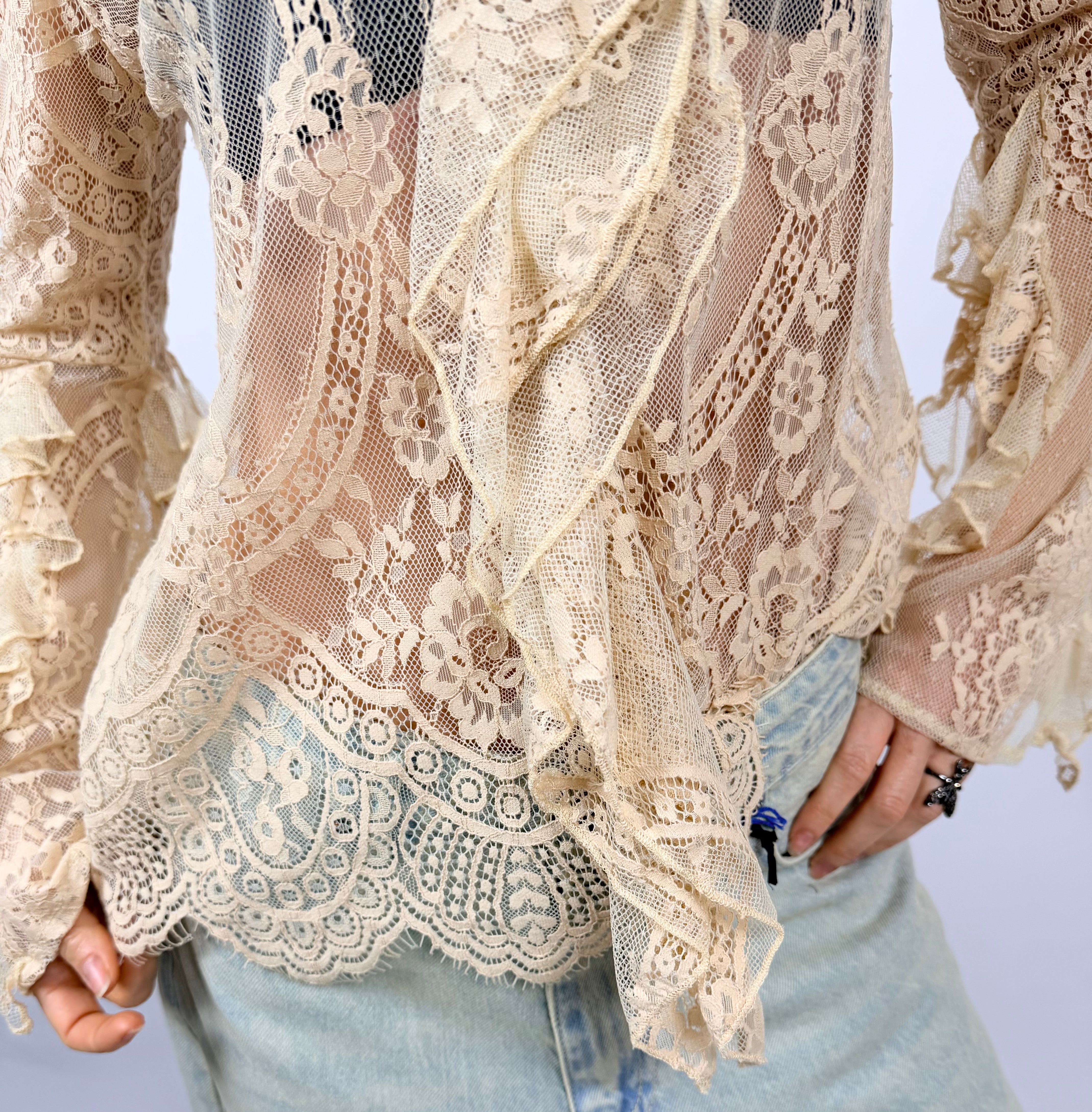 Camicia Pizzo, Nude - Souvenir