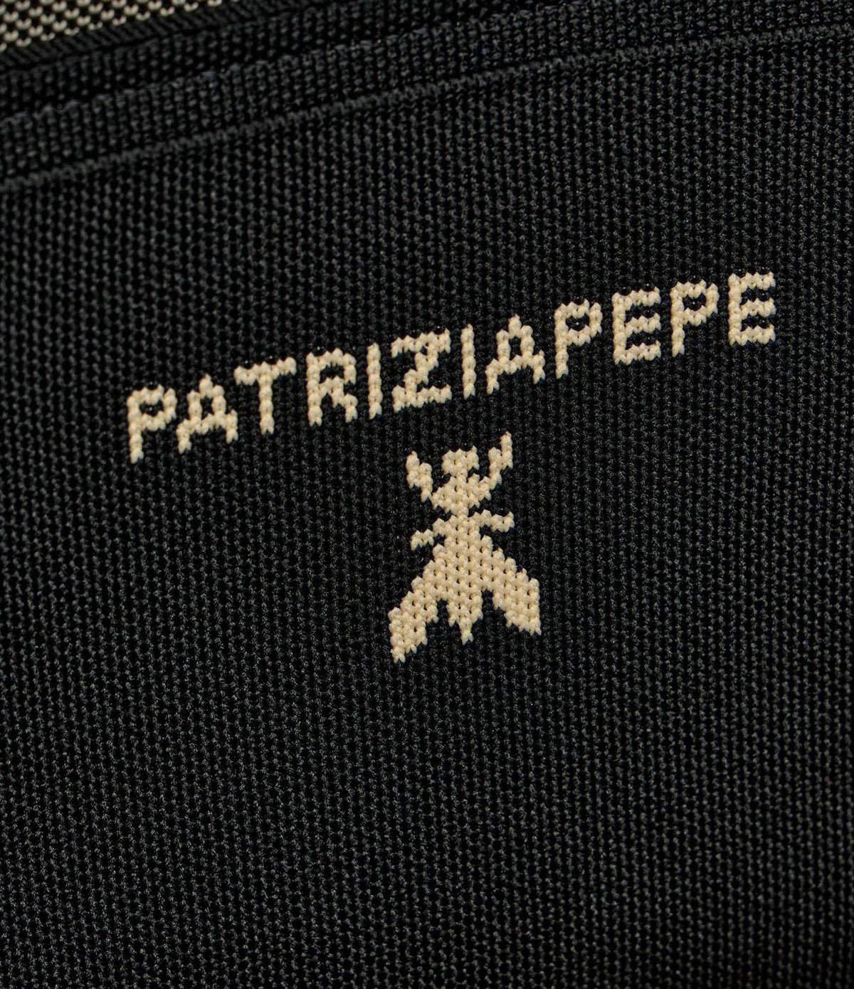 Borsa Shopper In Tessuto, Panna/Nero - Patrizia Pepe