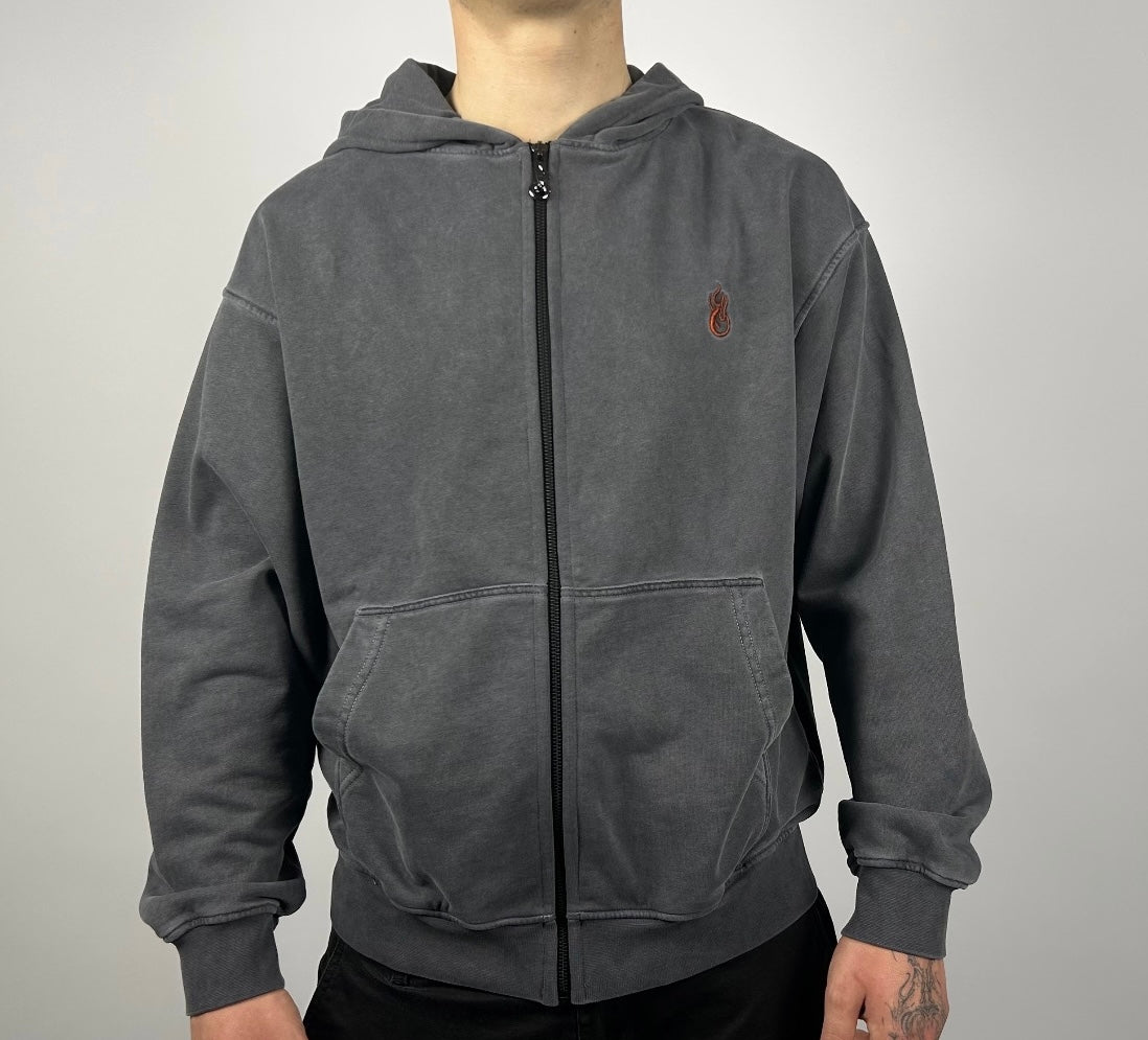 Zip Hoodie Grey - Vision Of Super