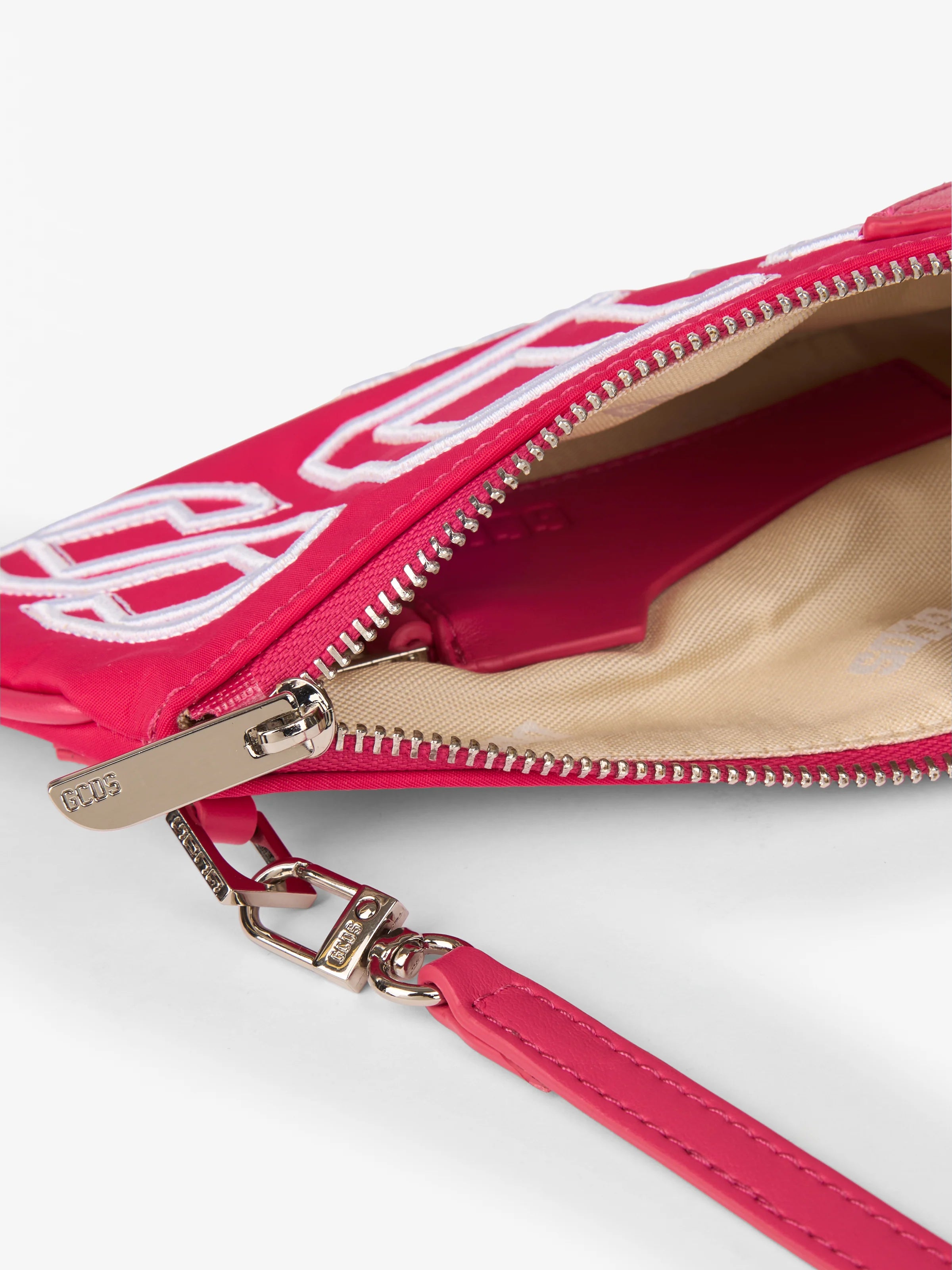 Borsa Comma Notte Logo, Fucsia - GCDS