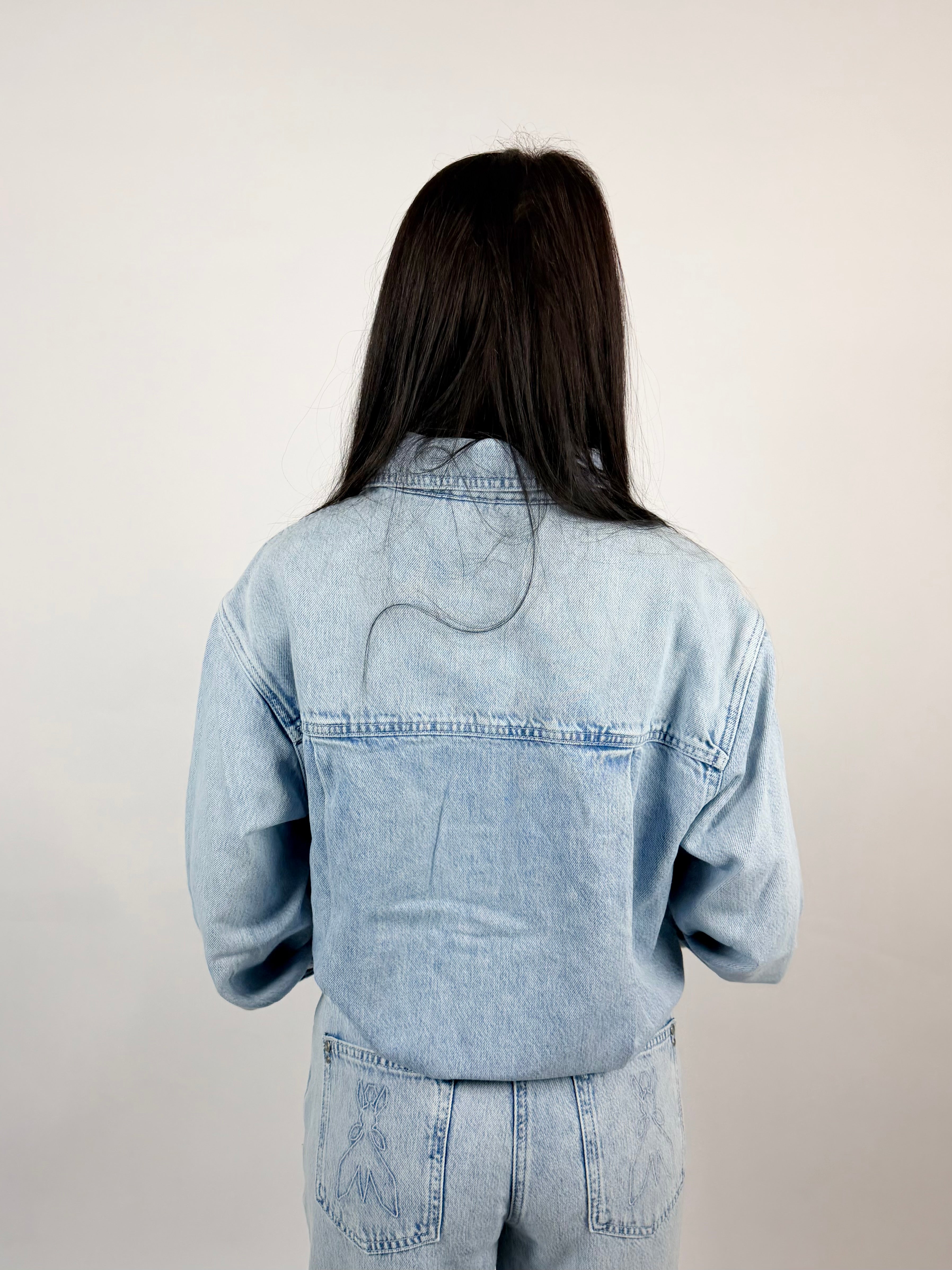 Giacca Denim Lavaggio Chiaro - Patrizia Pepe