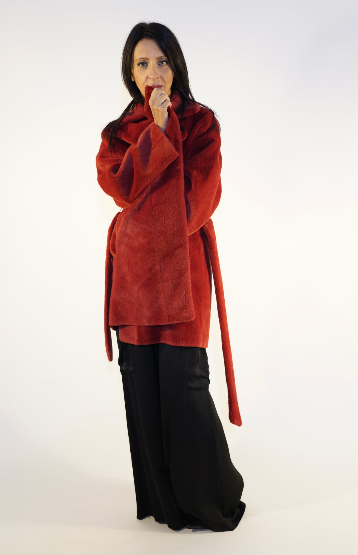 Eco-fur, Red - Manila Grace