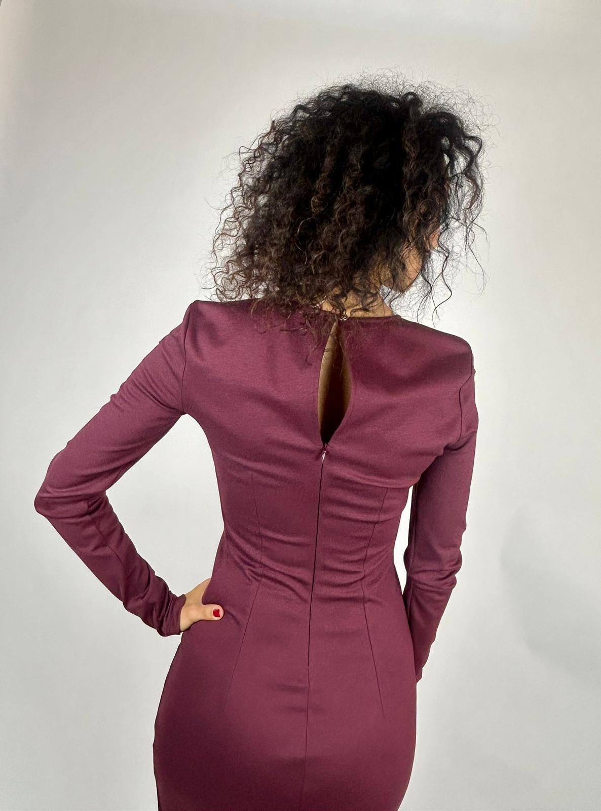 Abito Tubino Midi, Purple Red - Patrizia Pepe