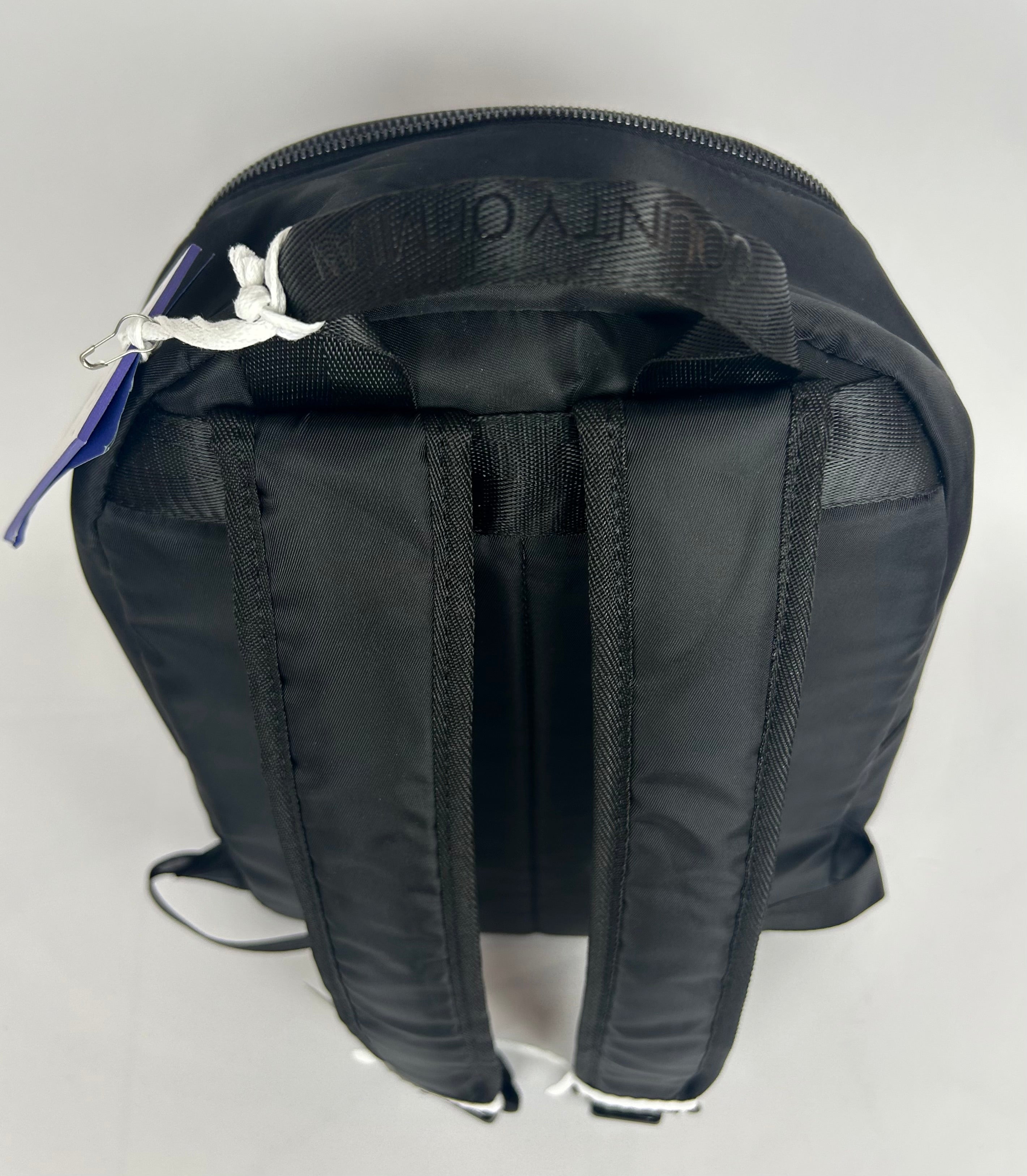 Backpack Naylon Red&Blue Wings, Jet Black - County Of Milan