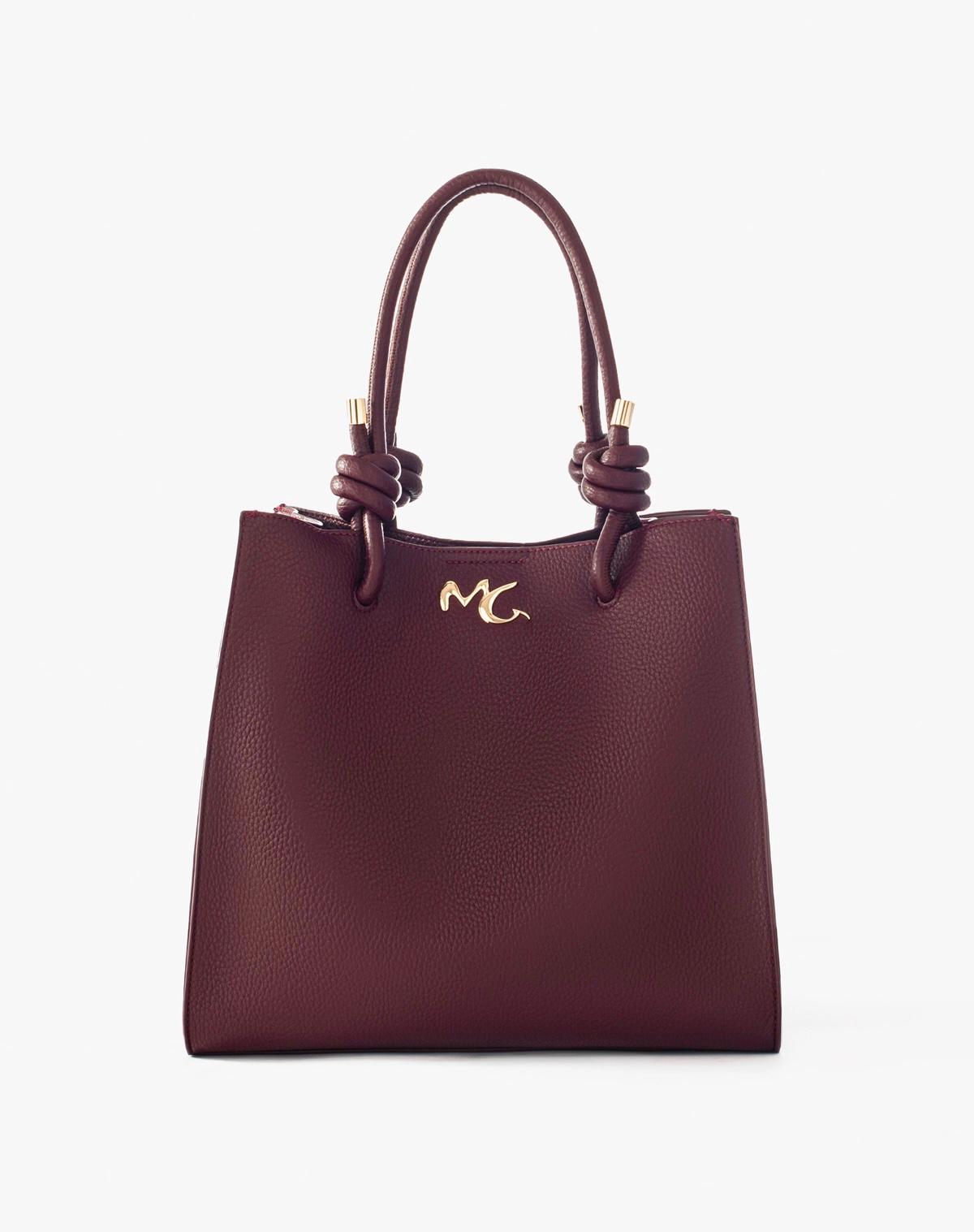 Bag Felicia Nodo, Burgundy - Manila Grace