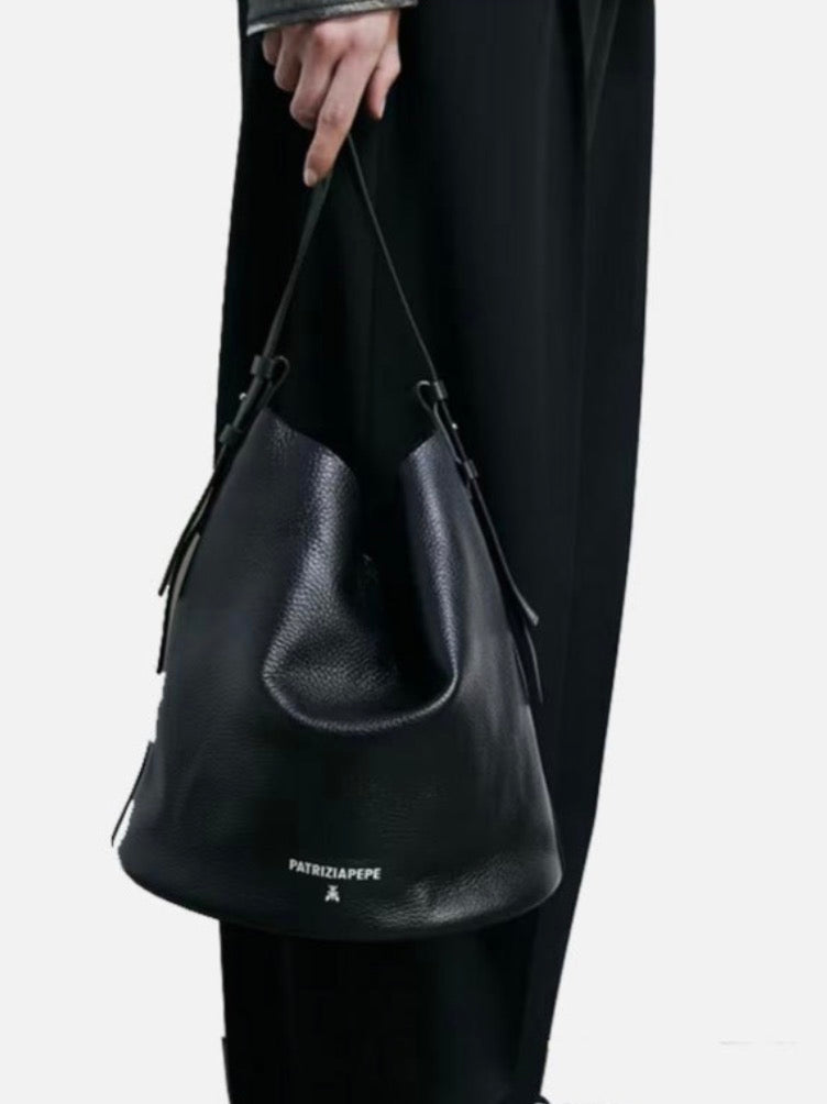 Borsa Secchiello Medio, Never Nero - Patrizia Pepe