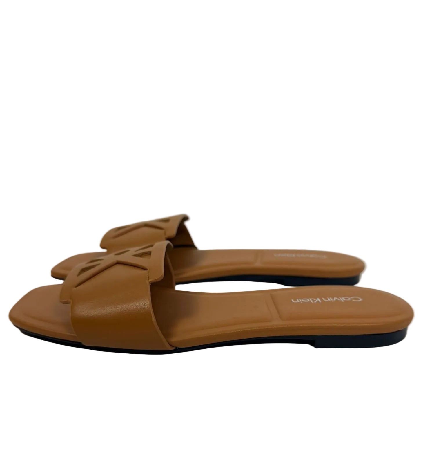 Ciabatta Pelle Fascia, Cuoio - Calvin Klein