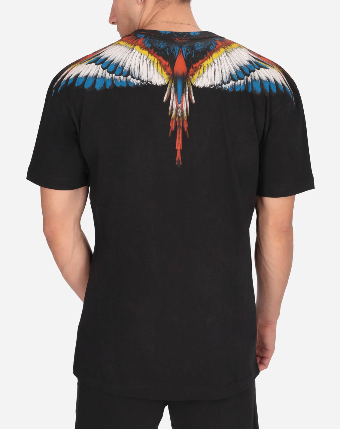 T-shirt Blu&Red Wings, Jet Black - County Of Milan