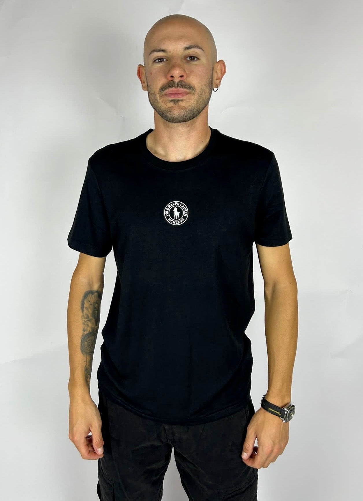 T-shirt Viscosa Logo, Nero - Polo Ralph Lauren