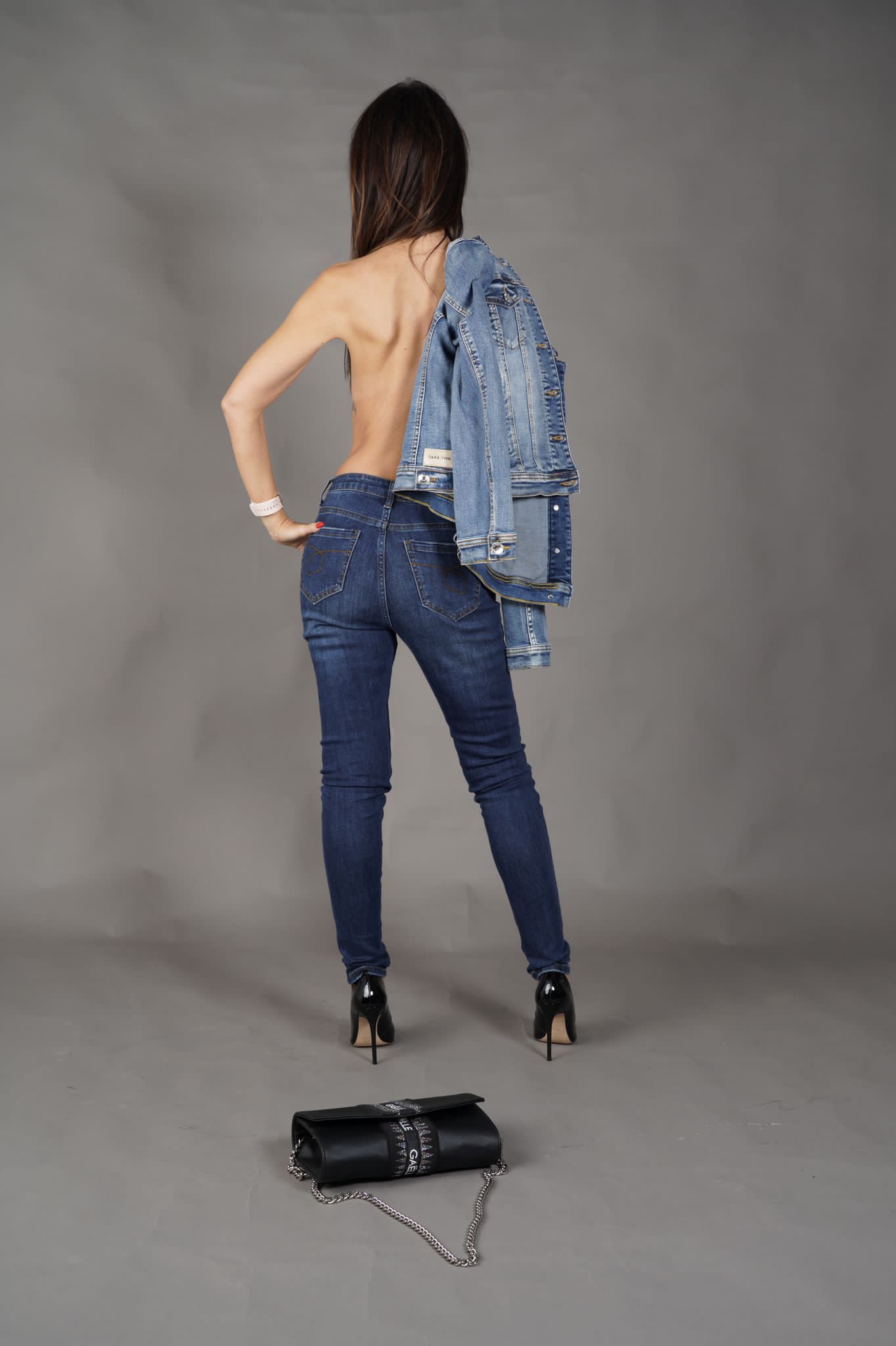 Skinny Jeans, Dark Blue - Take Two