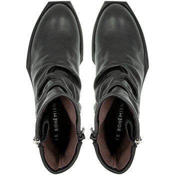 Le Bohémien - Stivaletto in pelle, doppia zip - fly-chic21